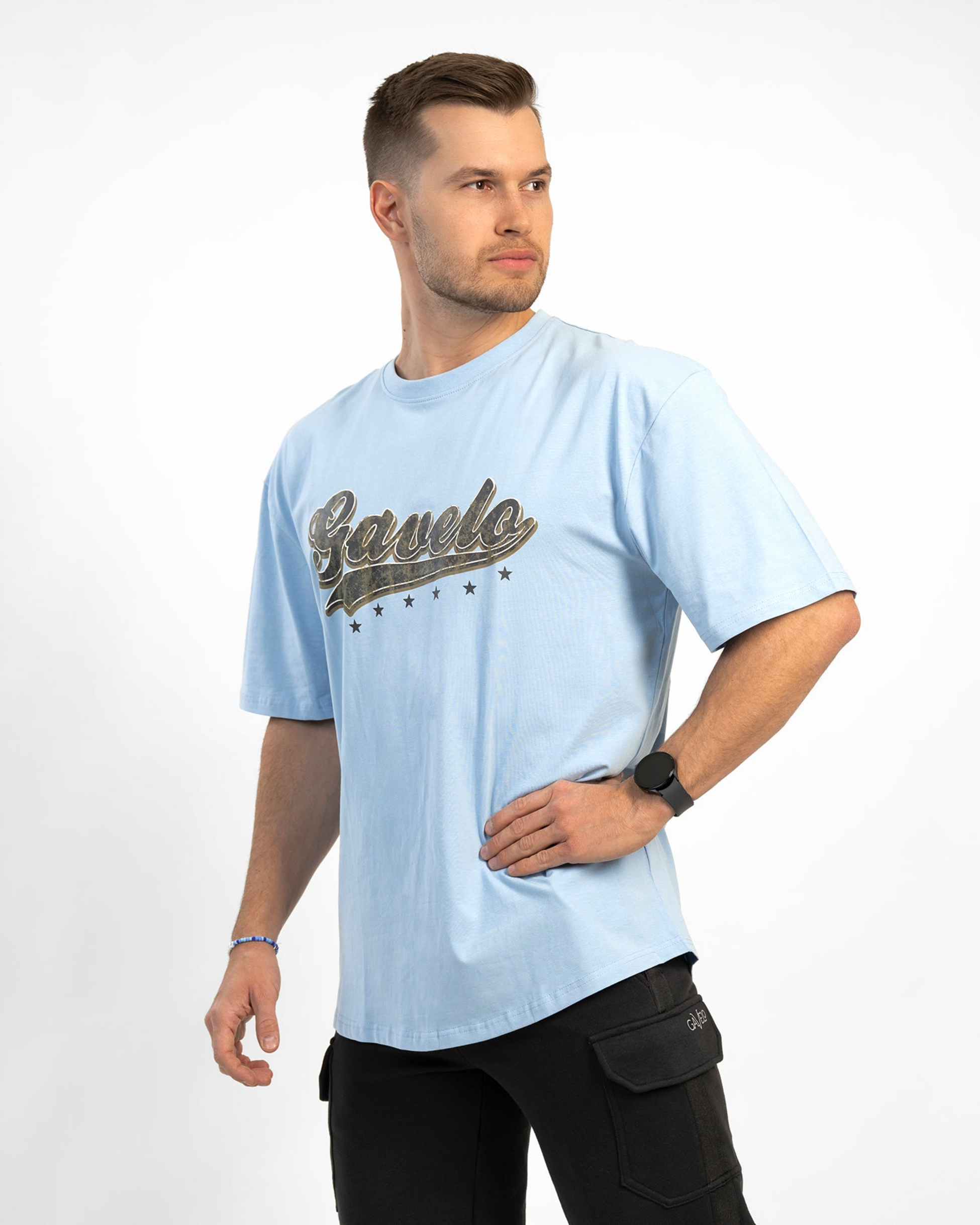GAVELO, El Segundo Oversize T-shirt Blue