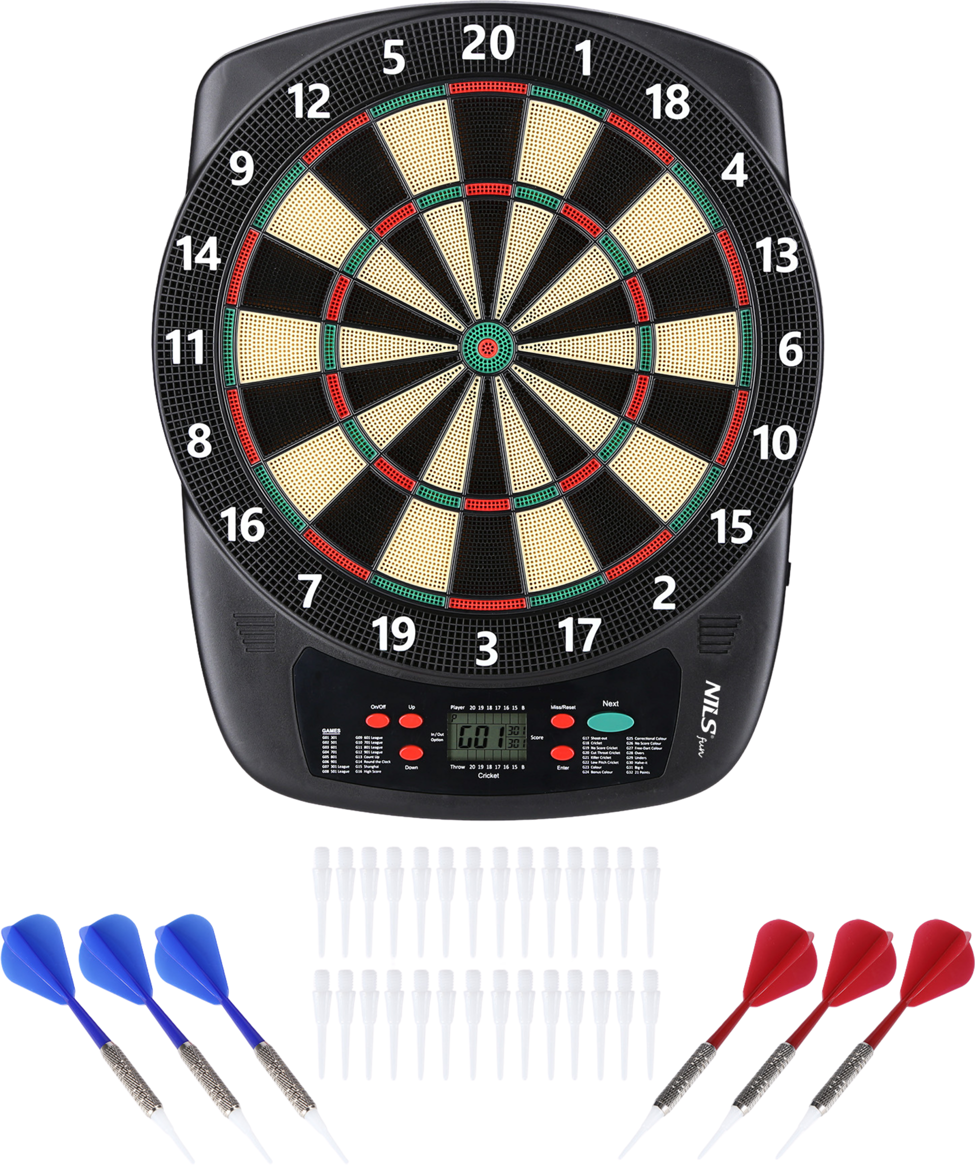 NORTHIX, Electronic Dartboard, Fun Game For Home Use