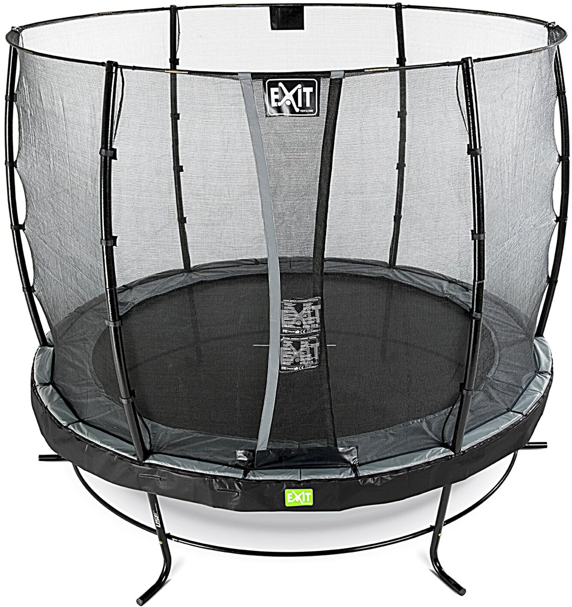 EXIT, Elegant Studsmatta &Oslash;305cm Med Economy Skyddsn&auml;t - Svart