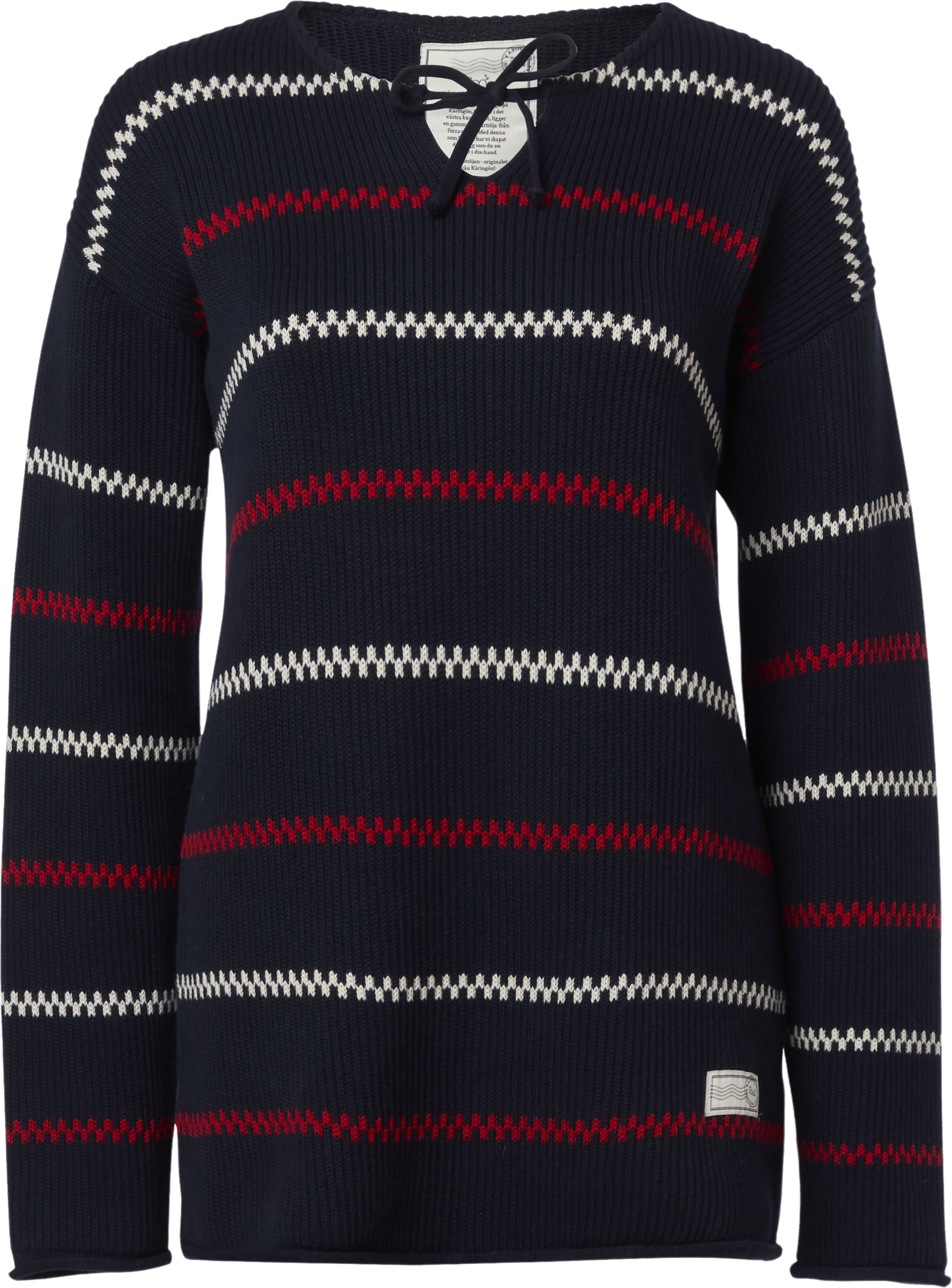 EMMAMALENA, Em Käringötröja Stickad Marinblå Unisex