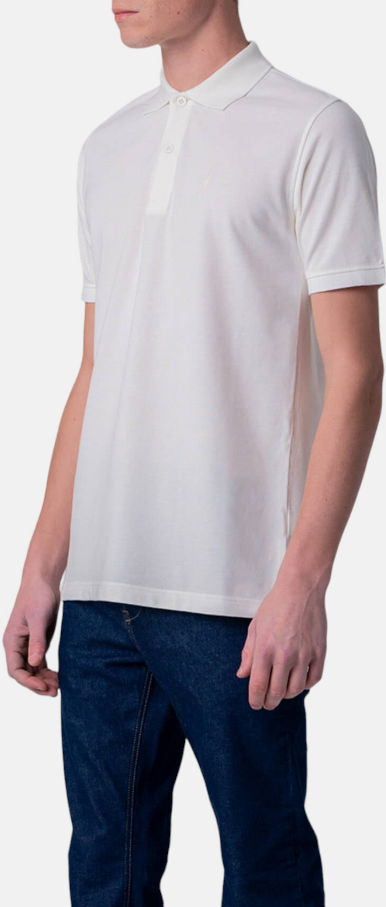 LIGHTNING BOLT, Embroidered Bolt Polo Shirt