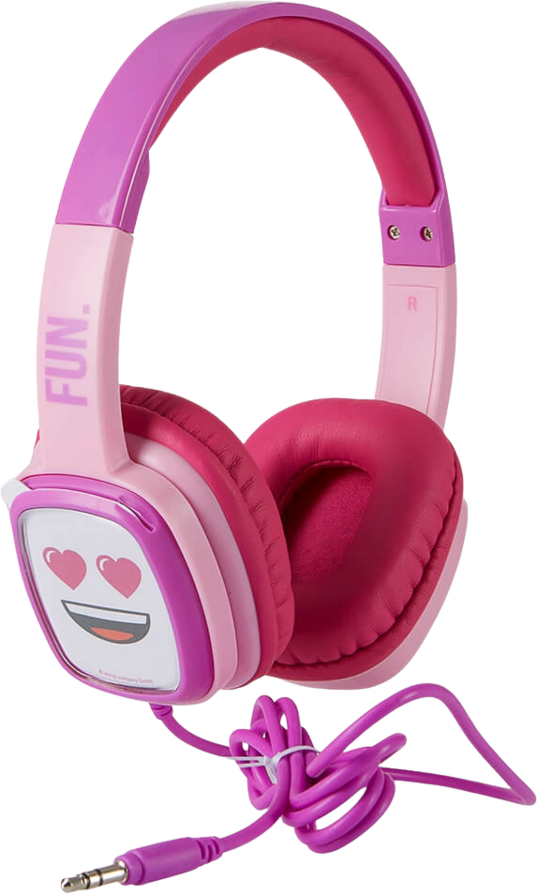 EMOJI, Emoji Headphones Flip'n'switch Junior On-ear Wired Pink 85db