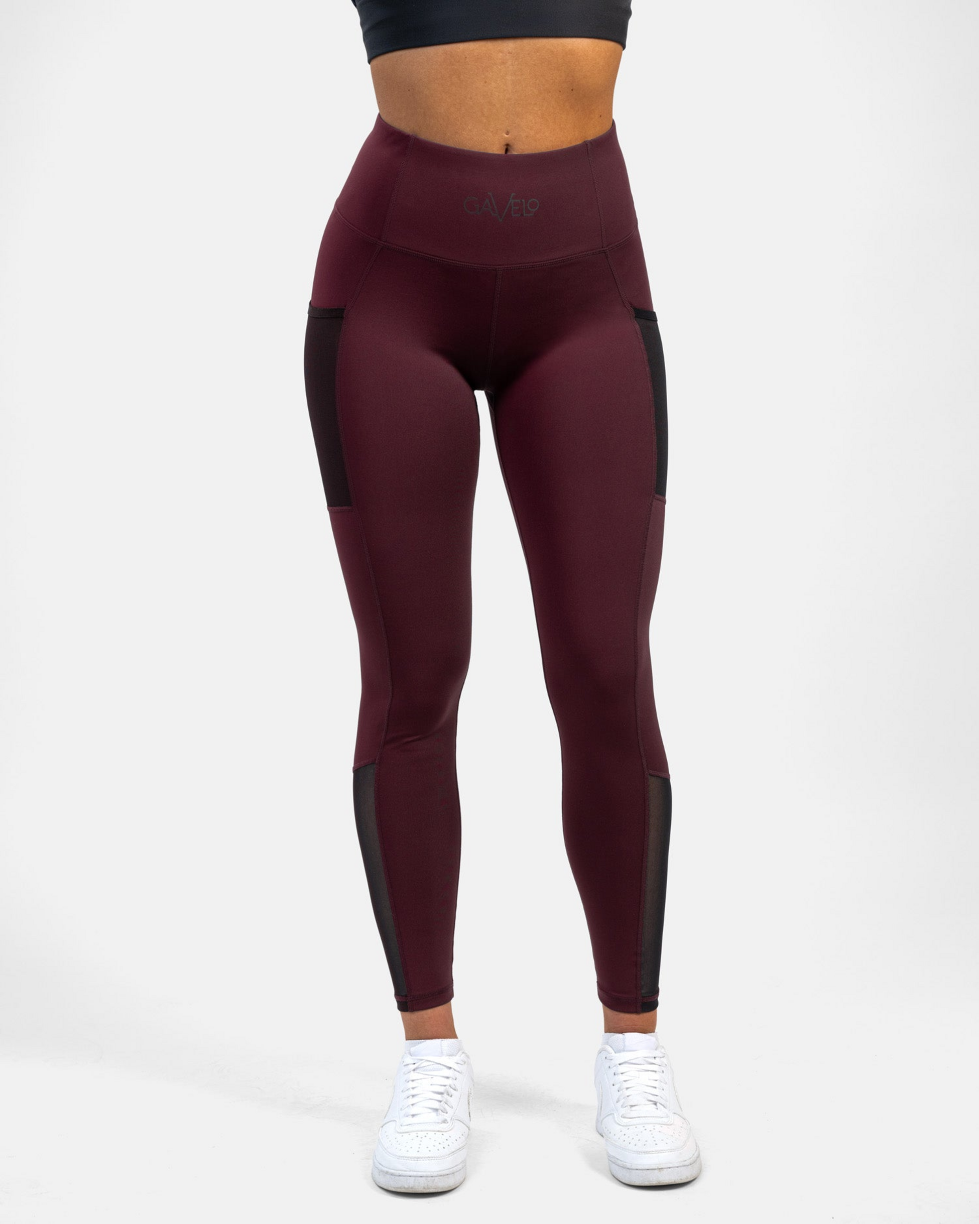 GAVELO, Empower Pocket Tights  Bordeaux
