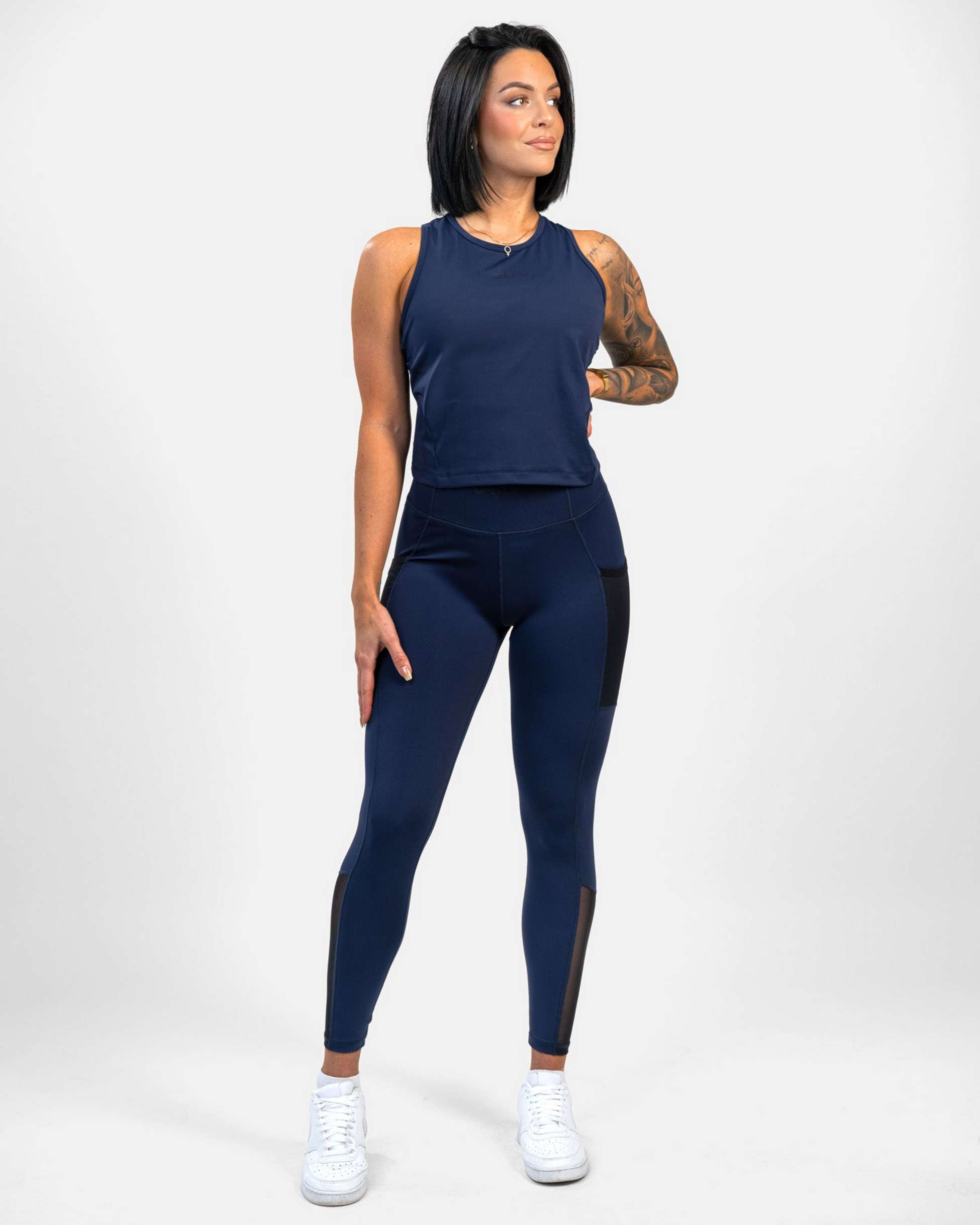 GAVELO, Empower Pocket Tights Maritime Blue