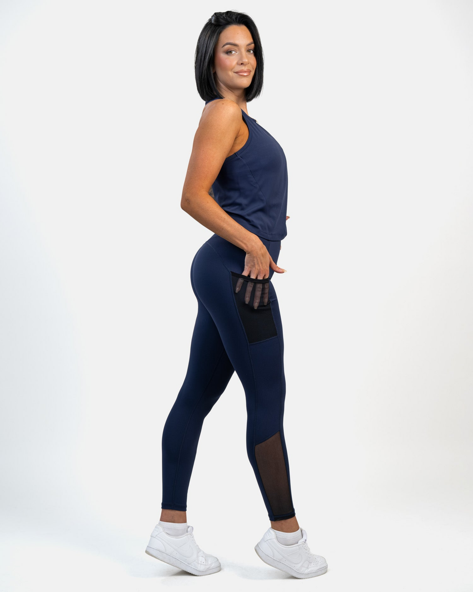 GAVELO, Empower Pocket Tights Maritime Blue
