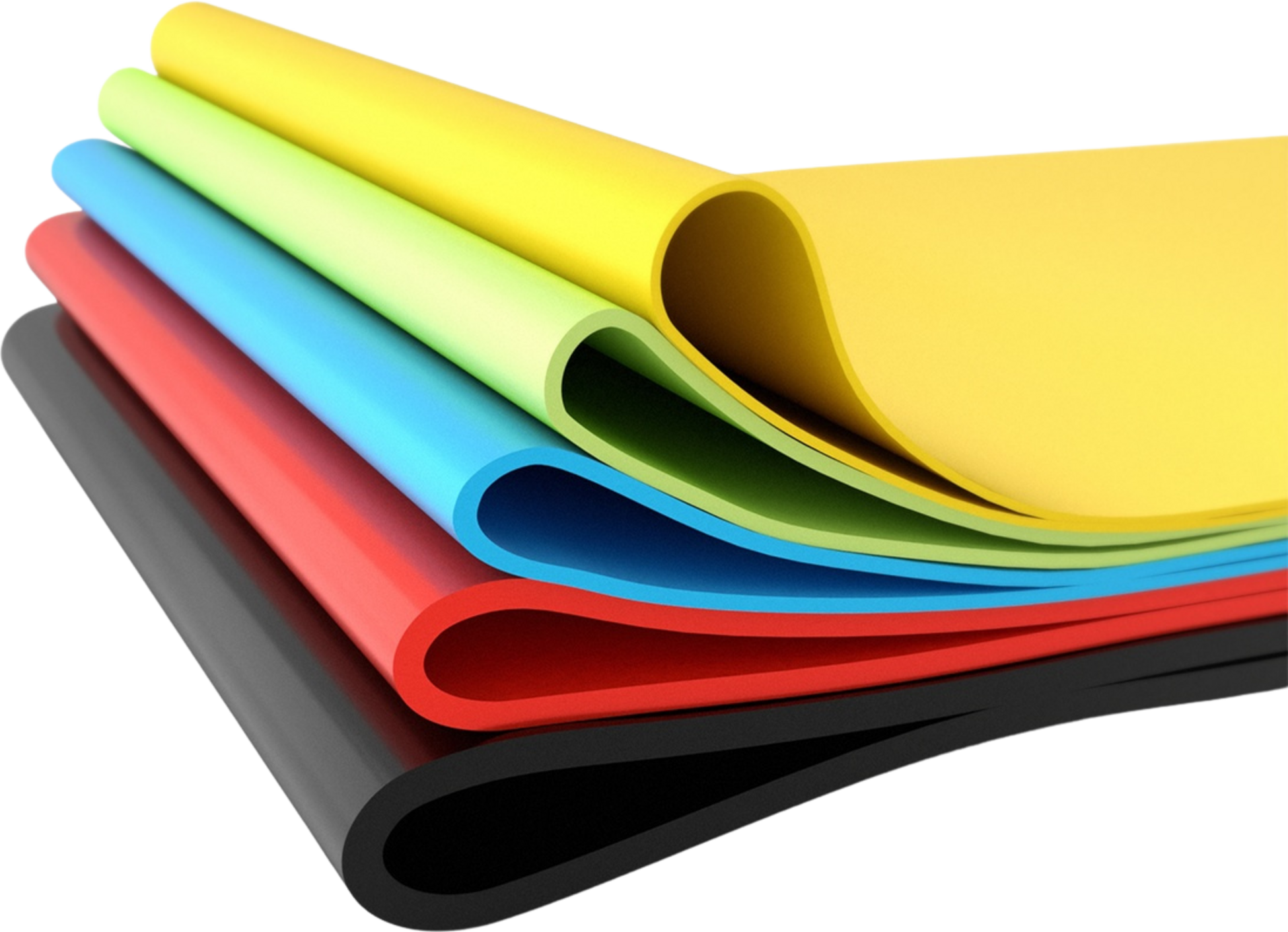 NORTHIX, Exercise Band Set &ndash; 5 Slim Resistance Bands