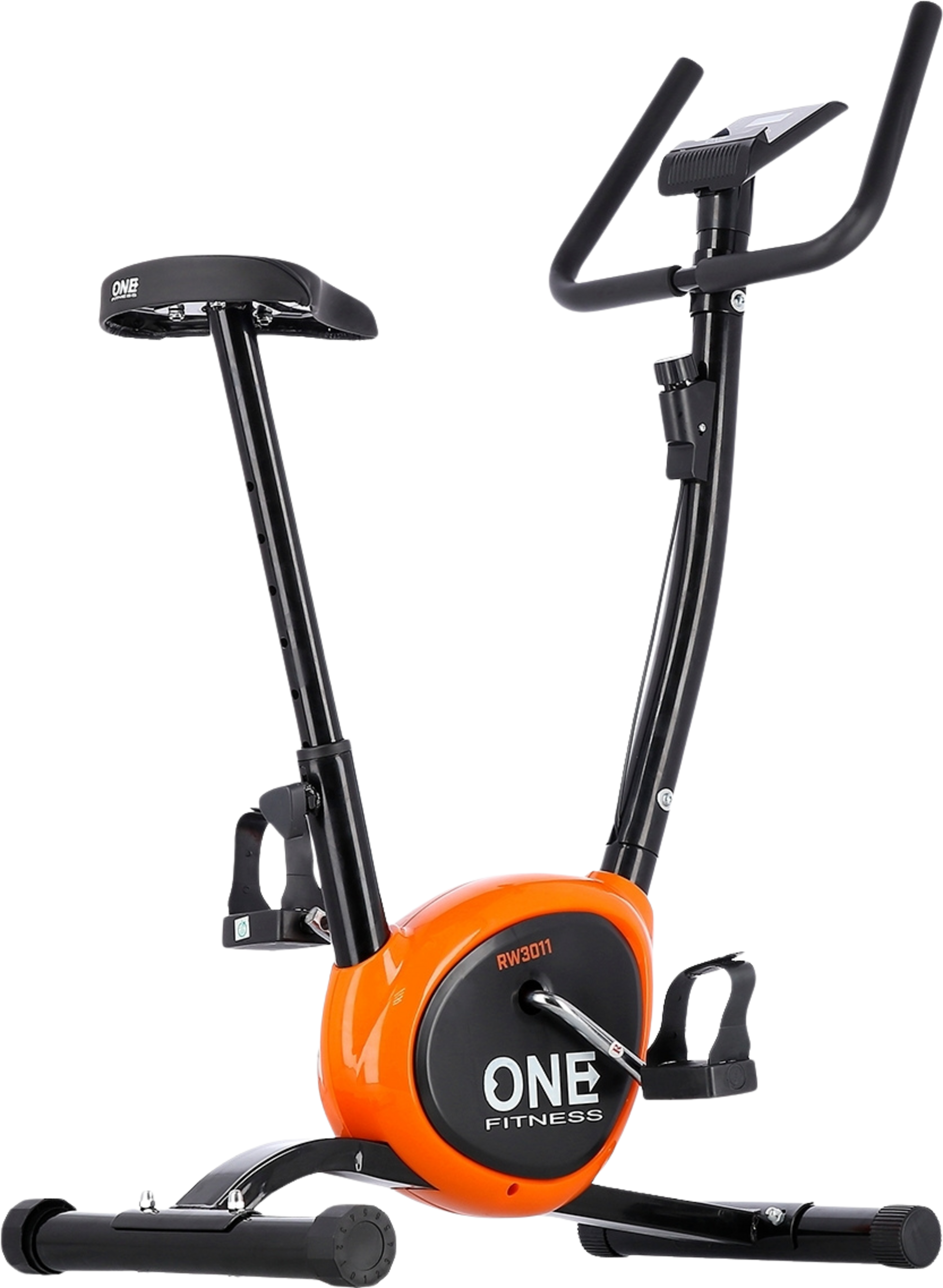 NORTHIX, Exercise Bike, Black-orange, Adjustable Resistance