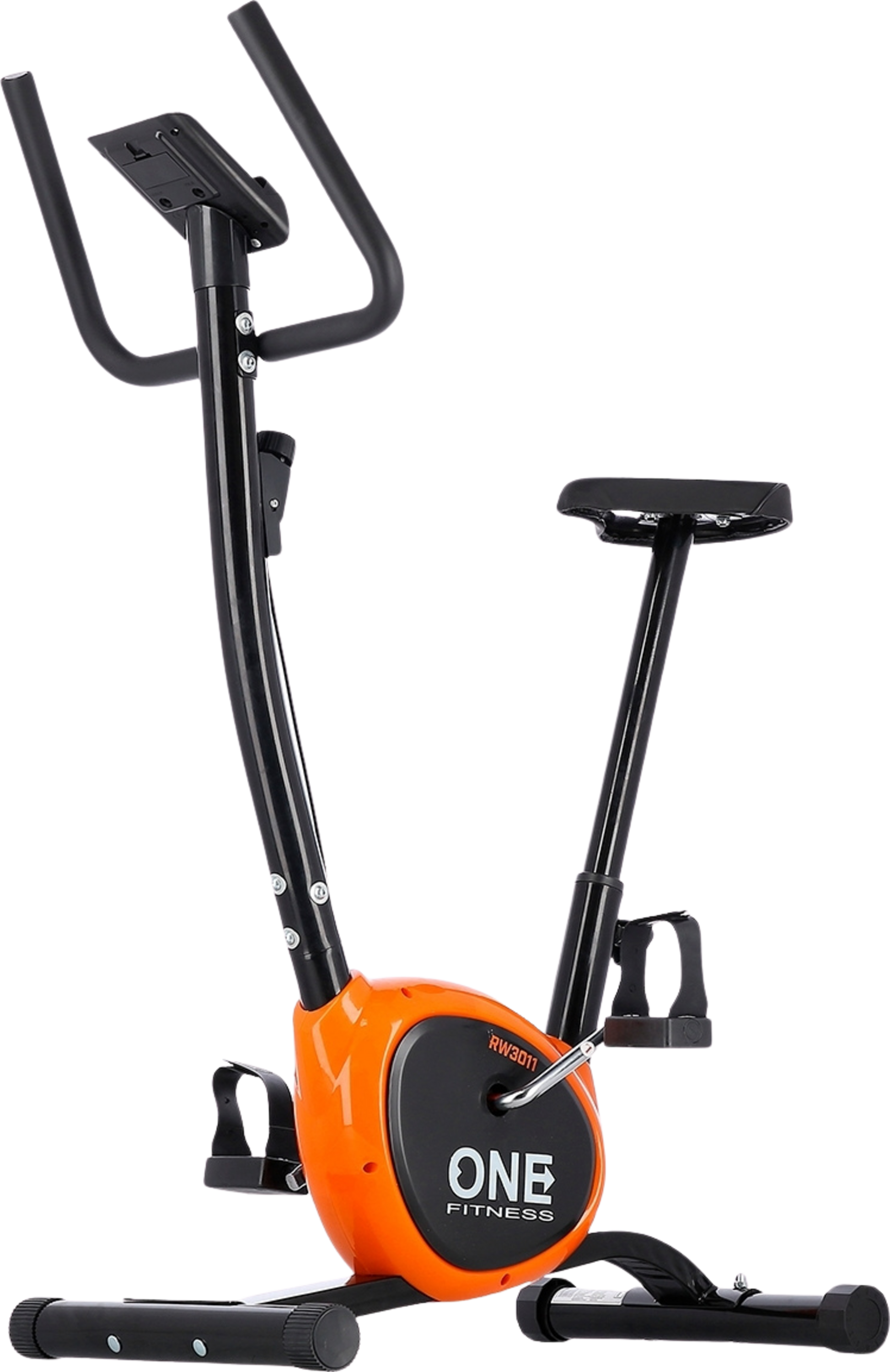 NORTHIX, Exercise Bike, Black-orange, Adjustable Resistance