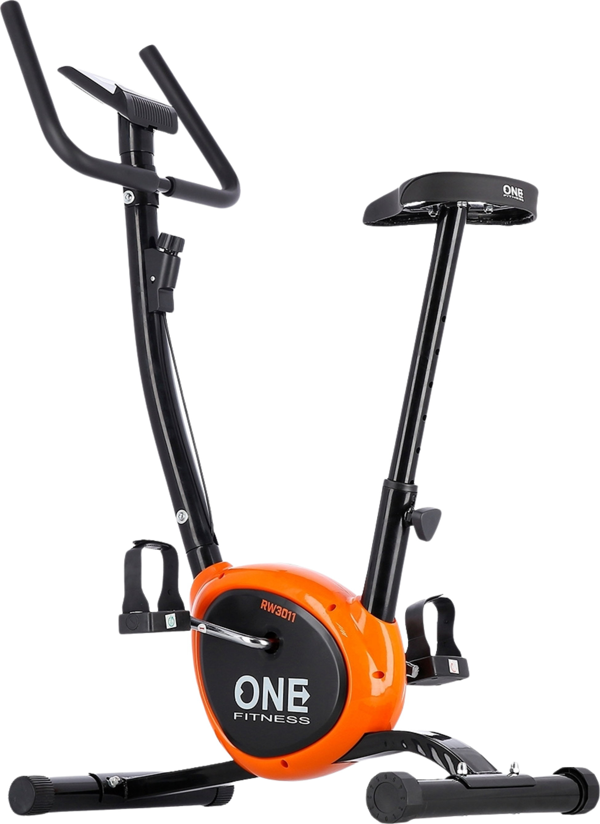 NORTHIX, Exercise Bike, Black-orange, Adjustable Resistance