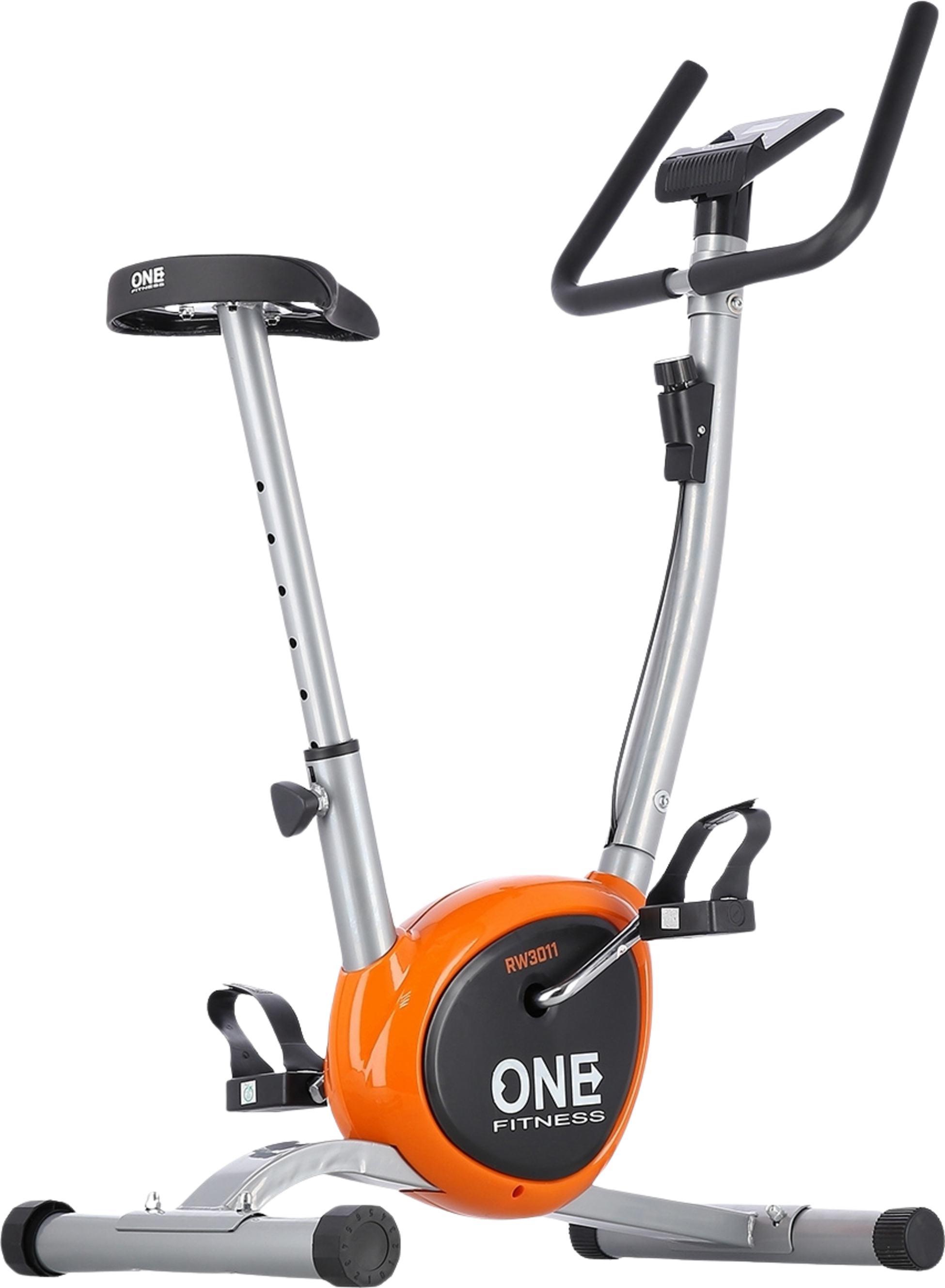 NORTHIX, Exercise Bike, Silver-orange, Adjustable Resistance