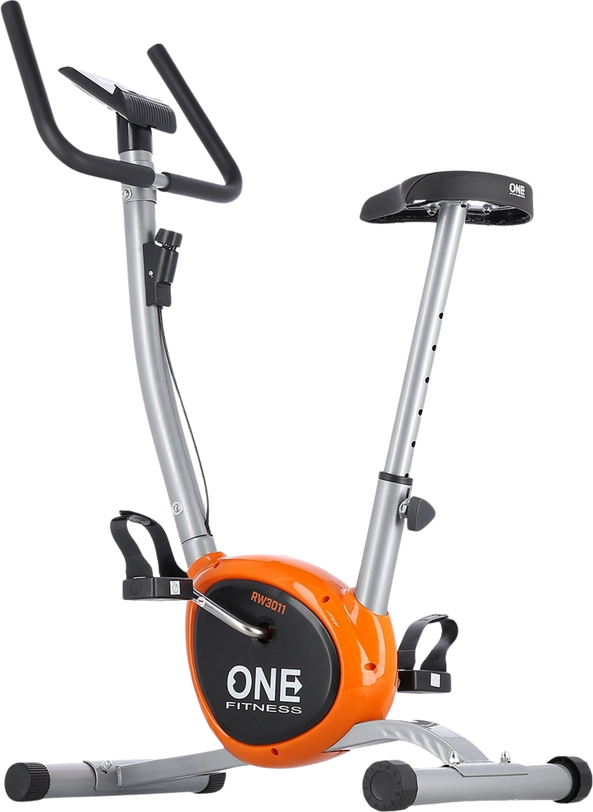 NORTHIX, Exercise Bike, Silver-orange, Adjustable Resistance