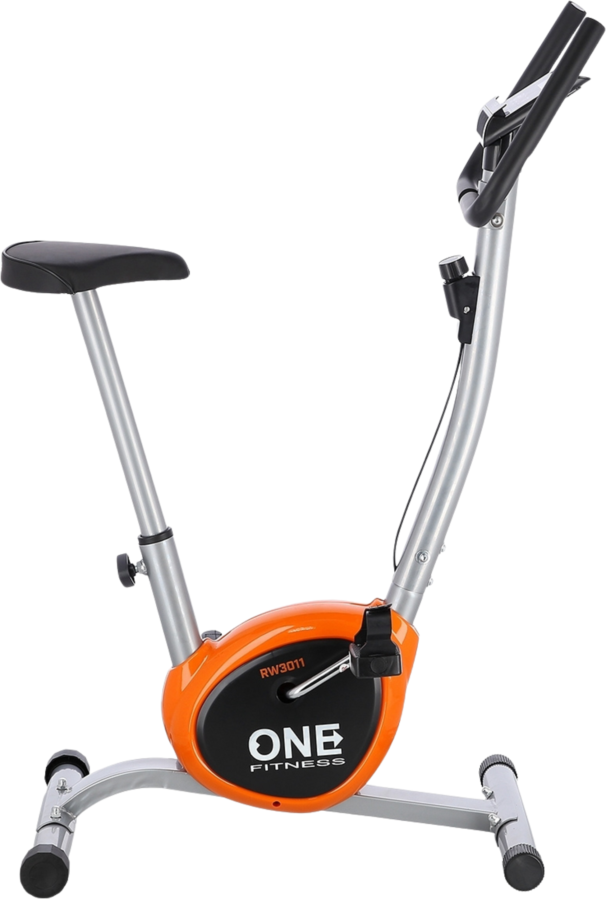 NORTHIX, Exercise Bike, Silver-orange, Adjustable Resistance