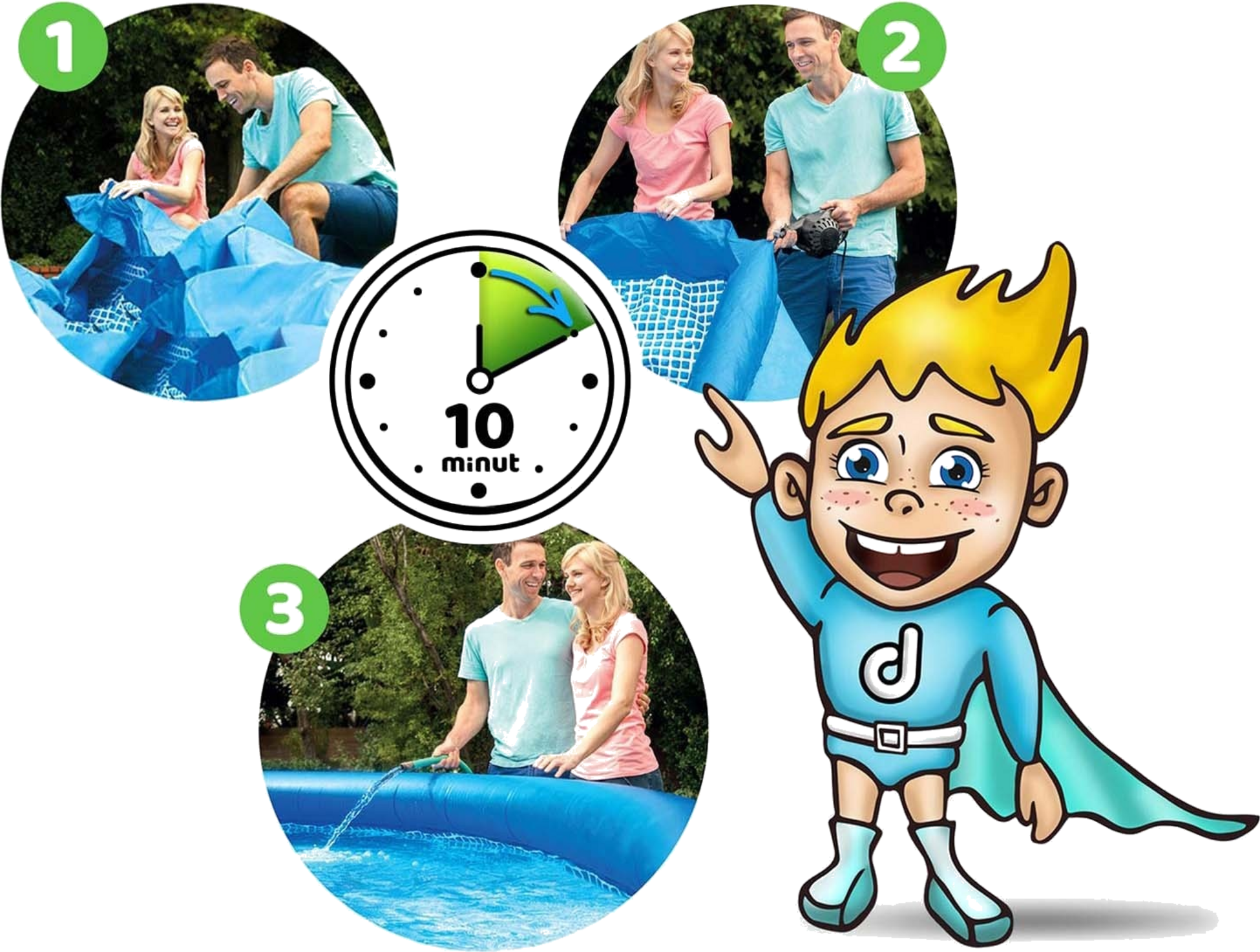 B2X, Expansion Garden Pool 305 X 76 Cm Intex 28120