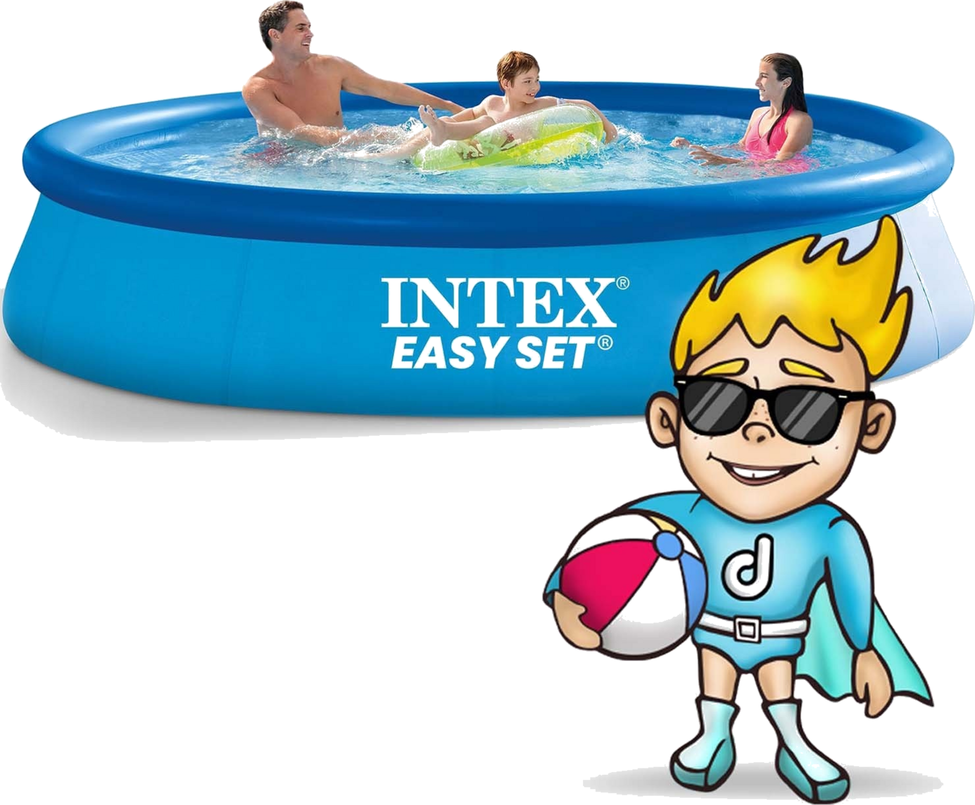 B2X, Expansion Garden Pool 366 X 76 Cm 2in1 Intex 28130