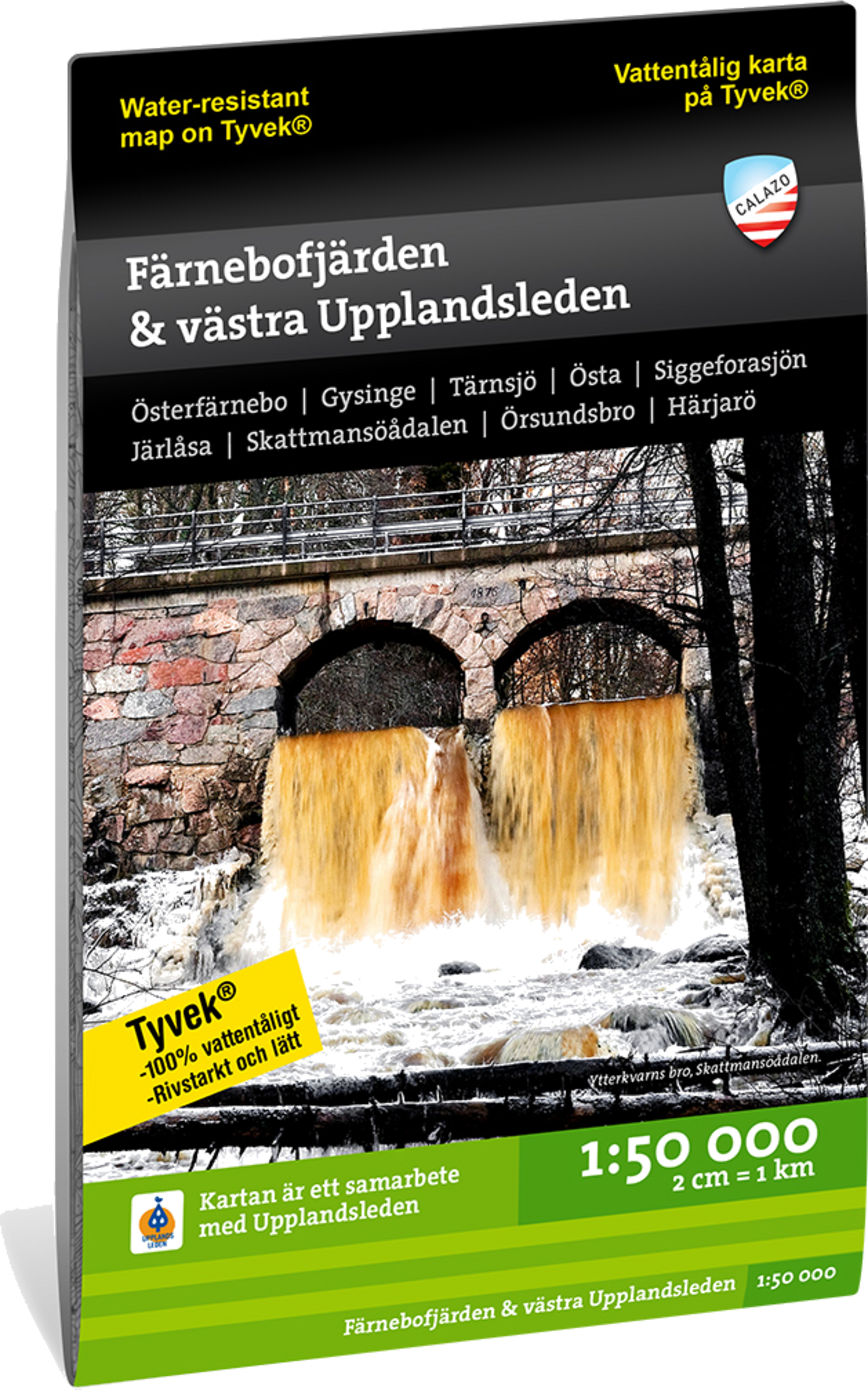 CALAZO, F&auml;rnebofj&auml;rden Och V&auml;stra Upplandsleden 1:50.000