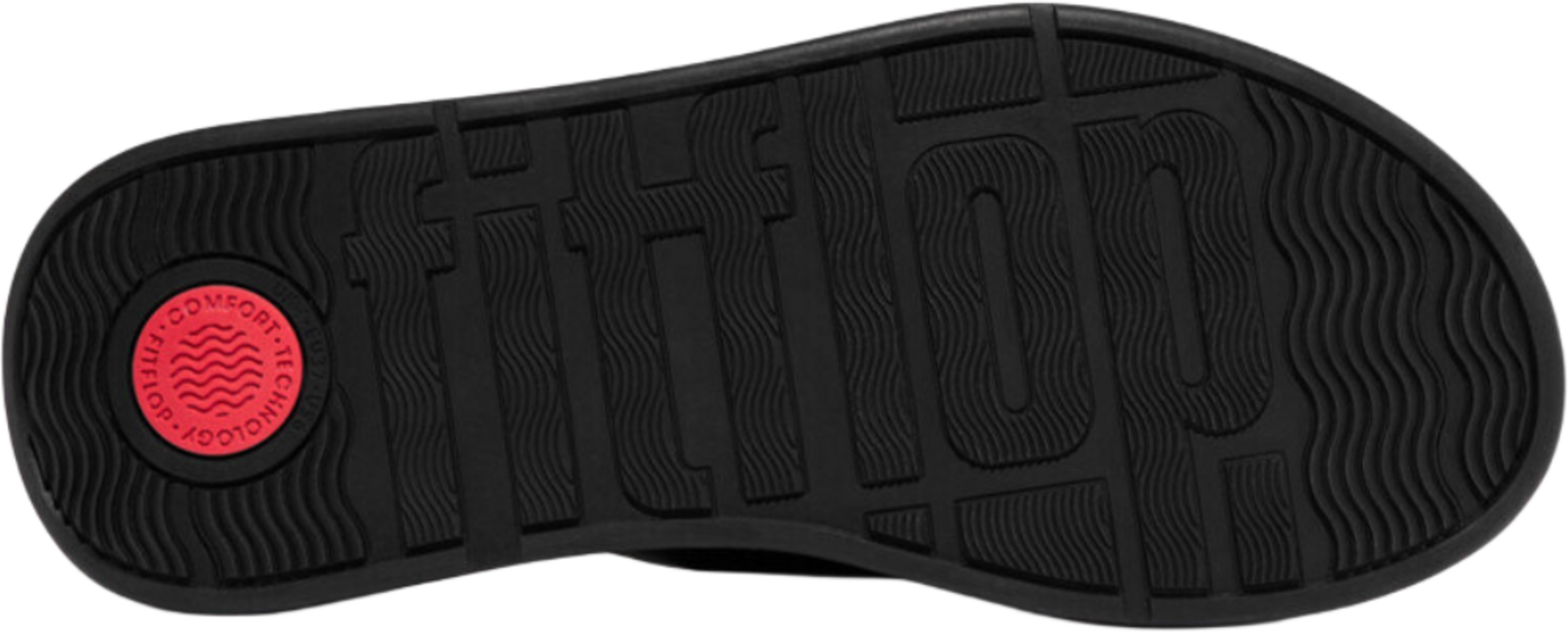 FITFLOP, F-mode Leather Flatform Cross Slides