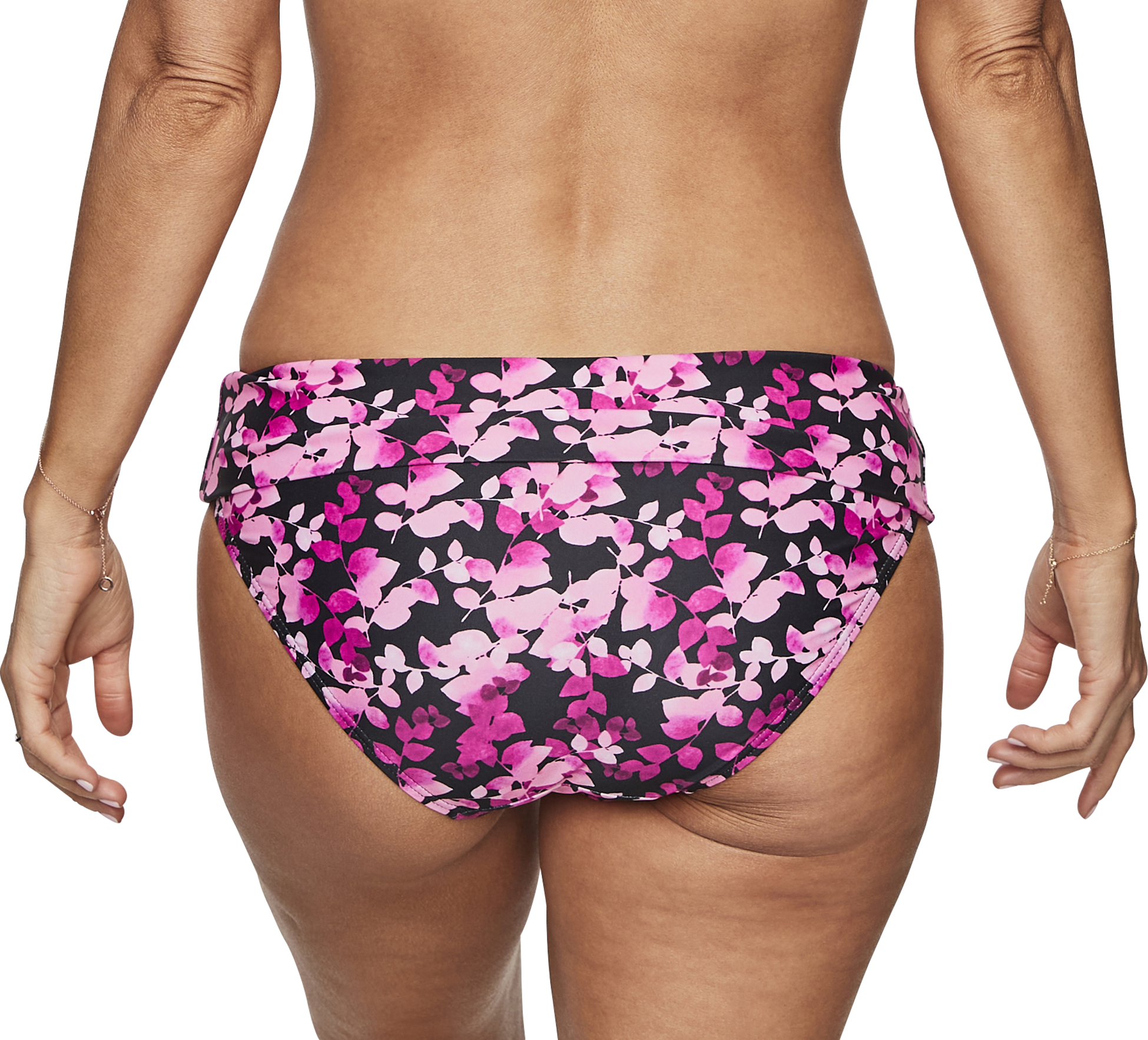 ABECITA BY SWEGMARK, Faded Leaves Folded Bikini Briefs