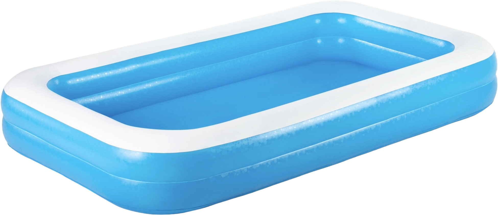 BESTWAY, Familjepool Bl&aring; Rektangul&auml;r 305 X 183 X 46cm