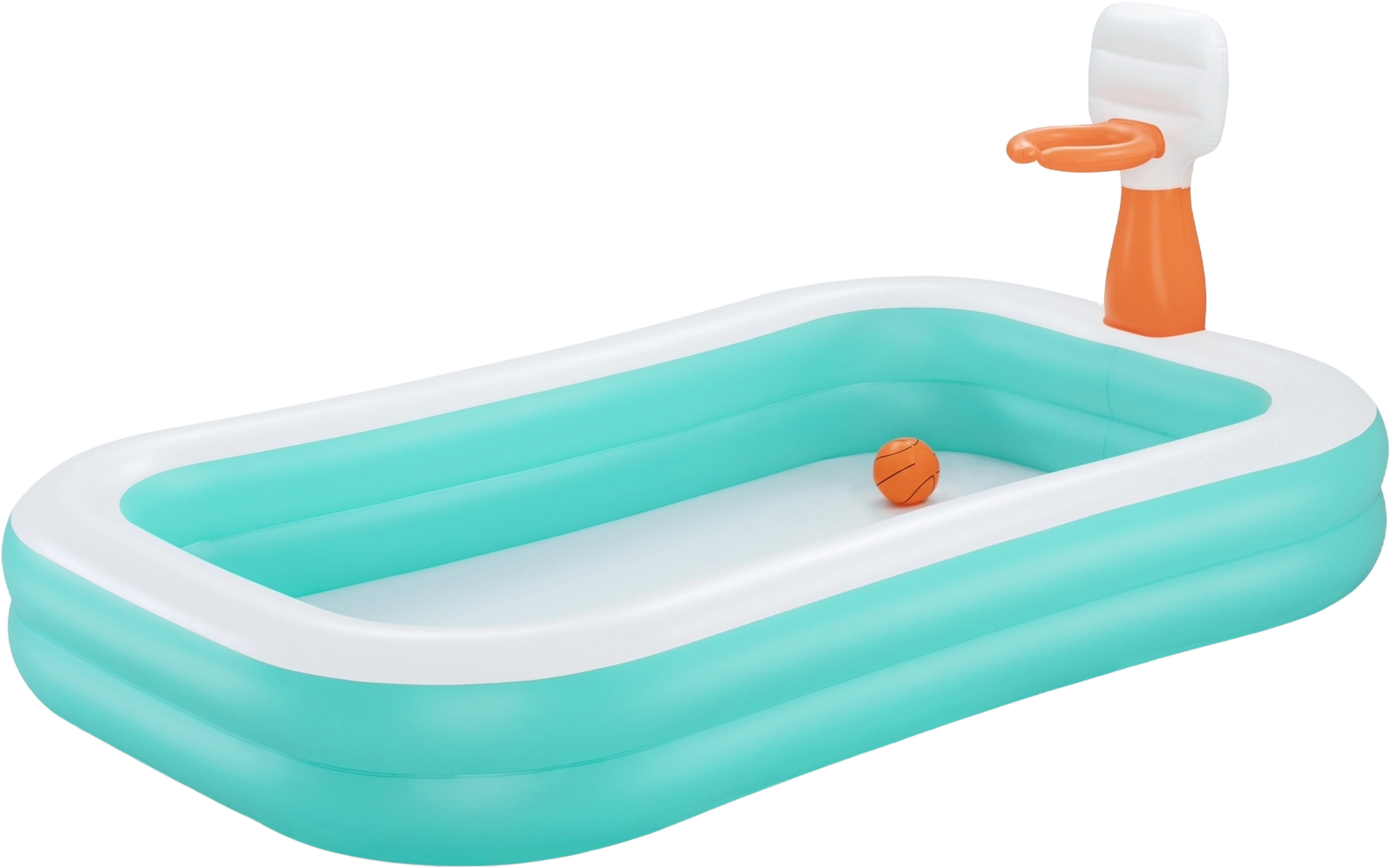 BESTWAY, Familjepool Dunk N Splash 251 X 168 X 102cm