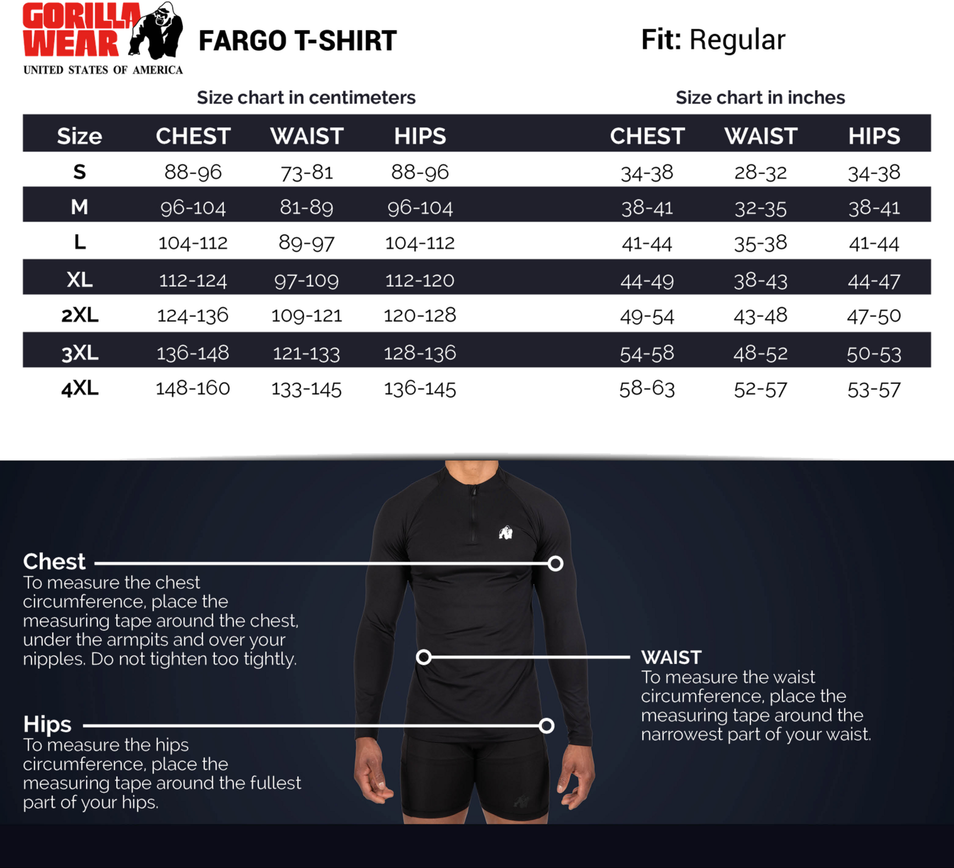 GORILLA WEAR, Fargo T-shirt