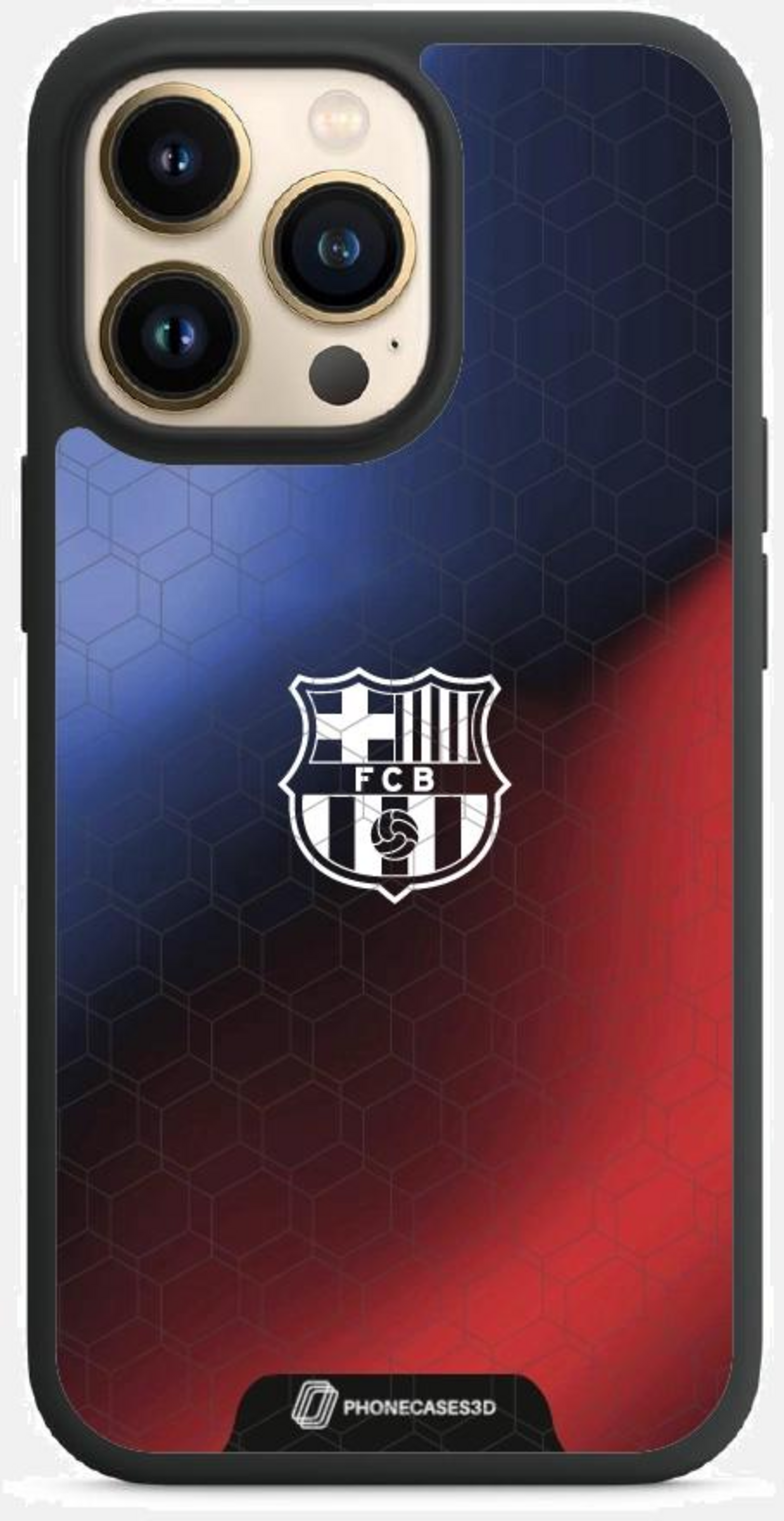 PHONECASES3D, Fc Barcelona Official 3d Phone Case Faded Crest
