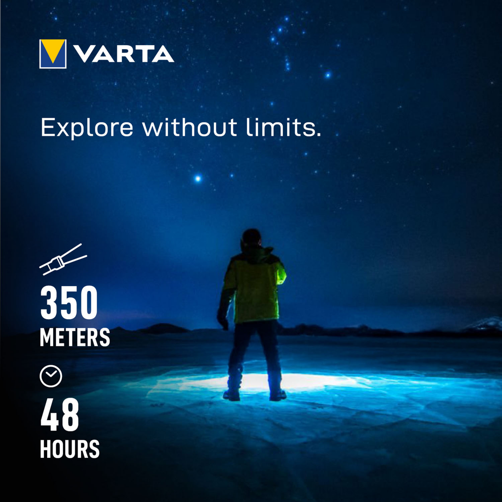 VARTA, Ficklampa 2000lm Ip67 Night Cutter Pro F40r