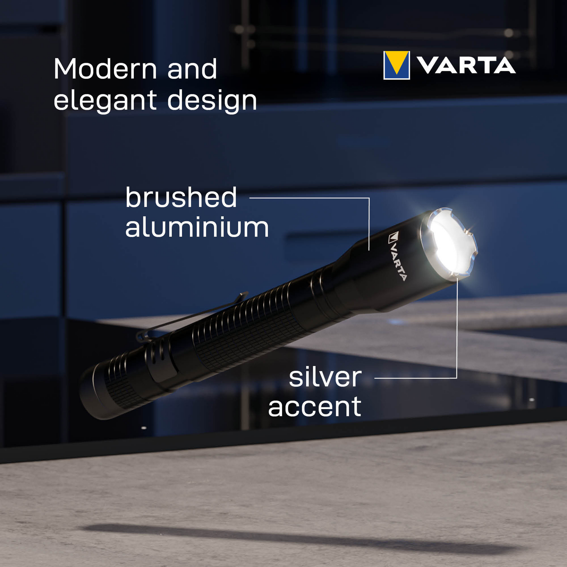 VARTA, Ficklampa F10 Pro Aluminium 150 Lm