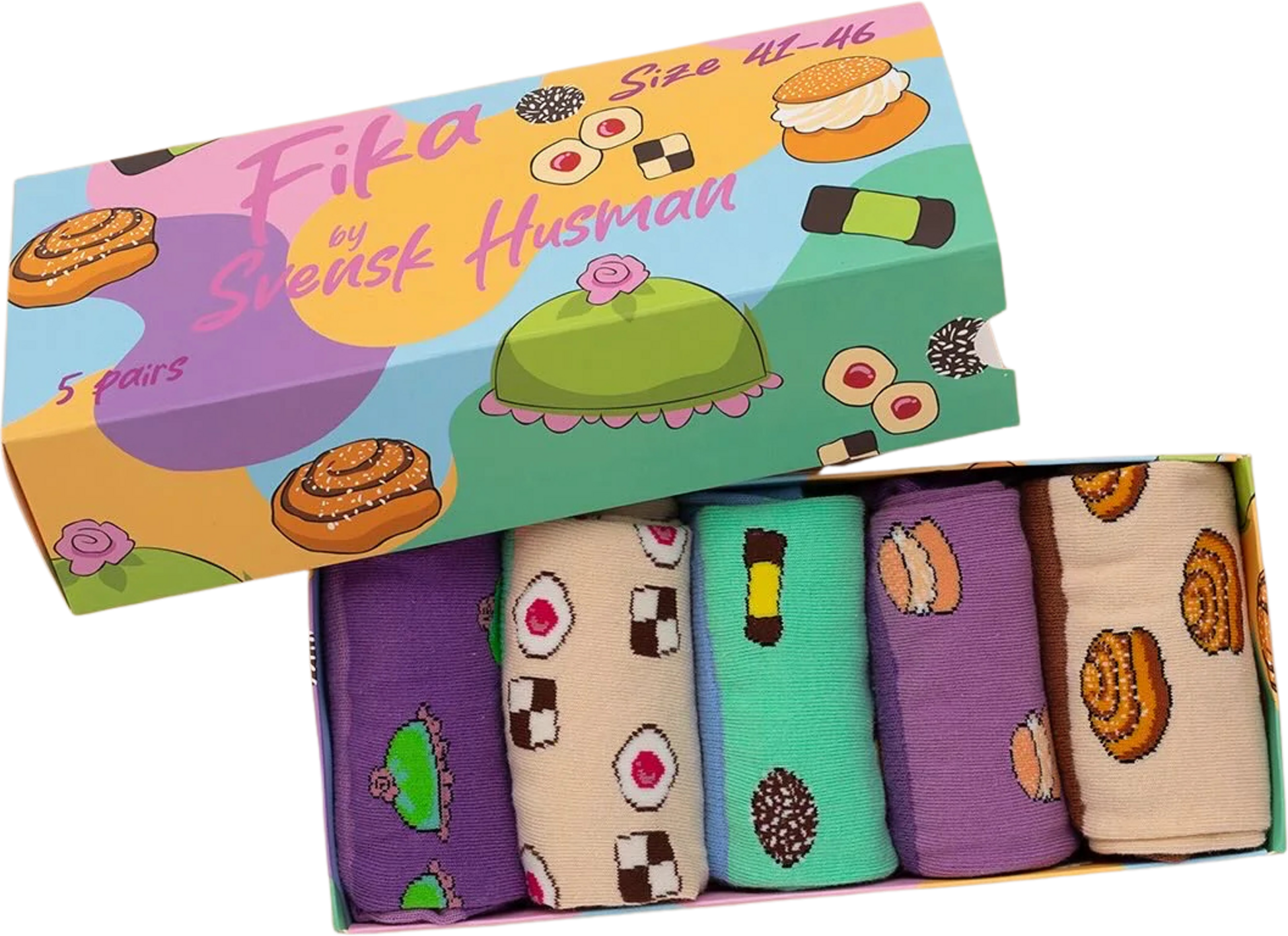 SVENSK HUSMAN, Fika Gift Box 5-pack