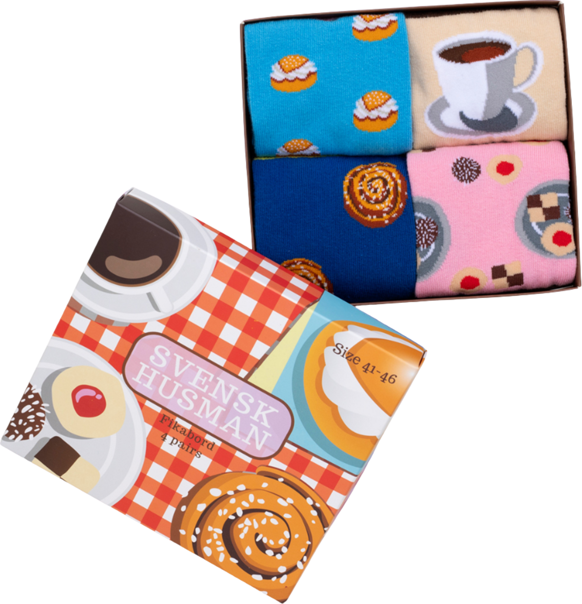 SVENSK HUSMAN, Fikabord Box 4-pack