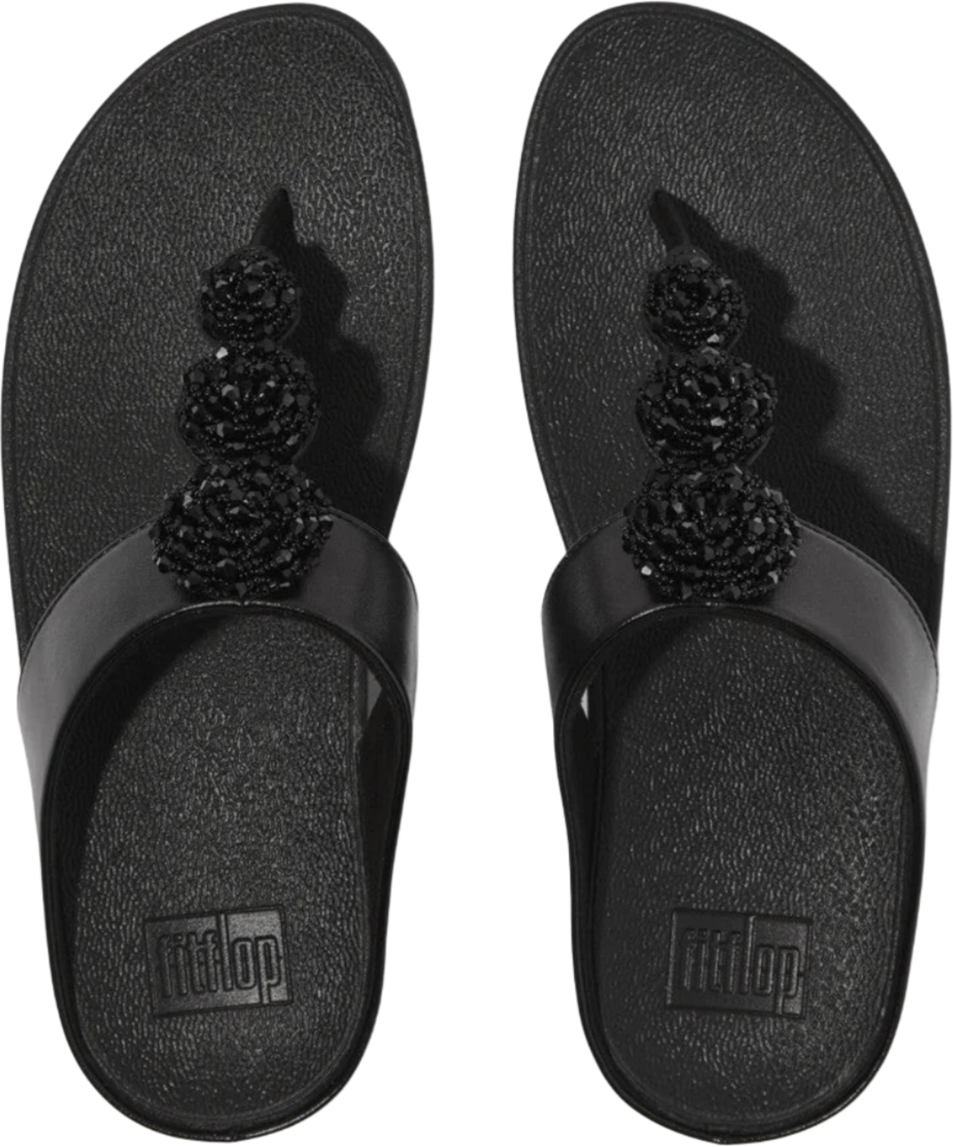 FITFLOP, Fino Beadie-button Metallic Toe-post Sandals