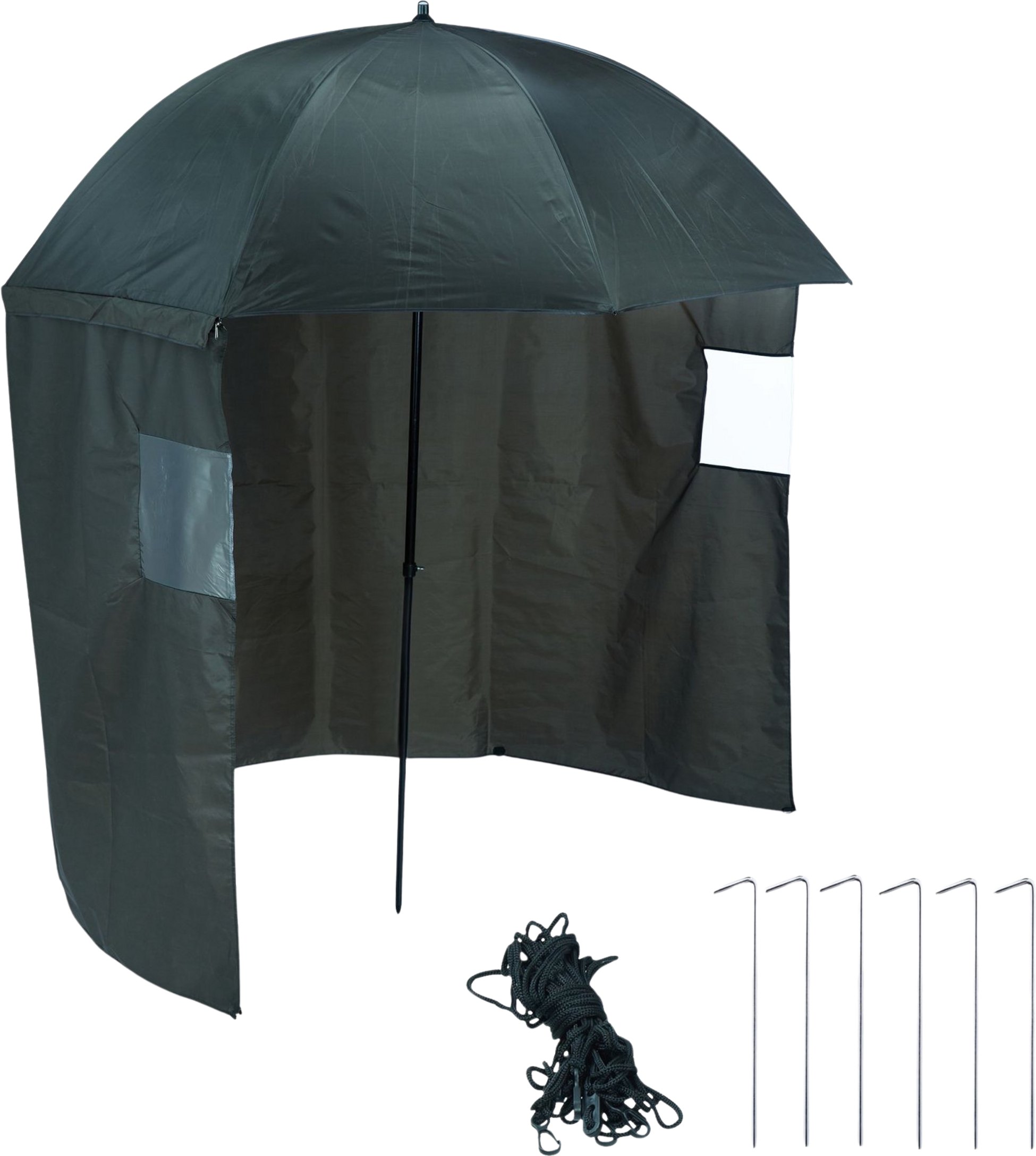 NORTHIX, Fishing Umbrella With Side Panel