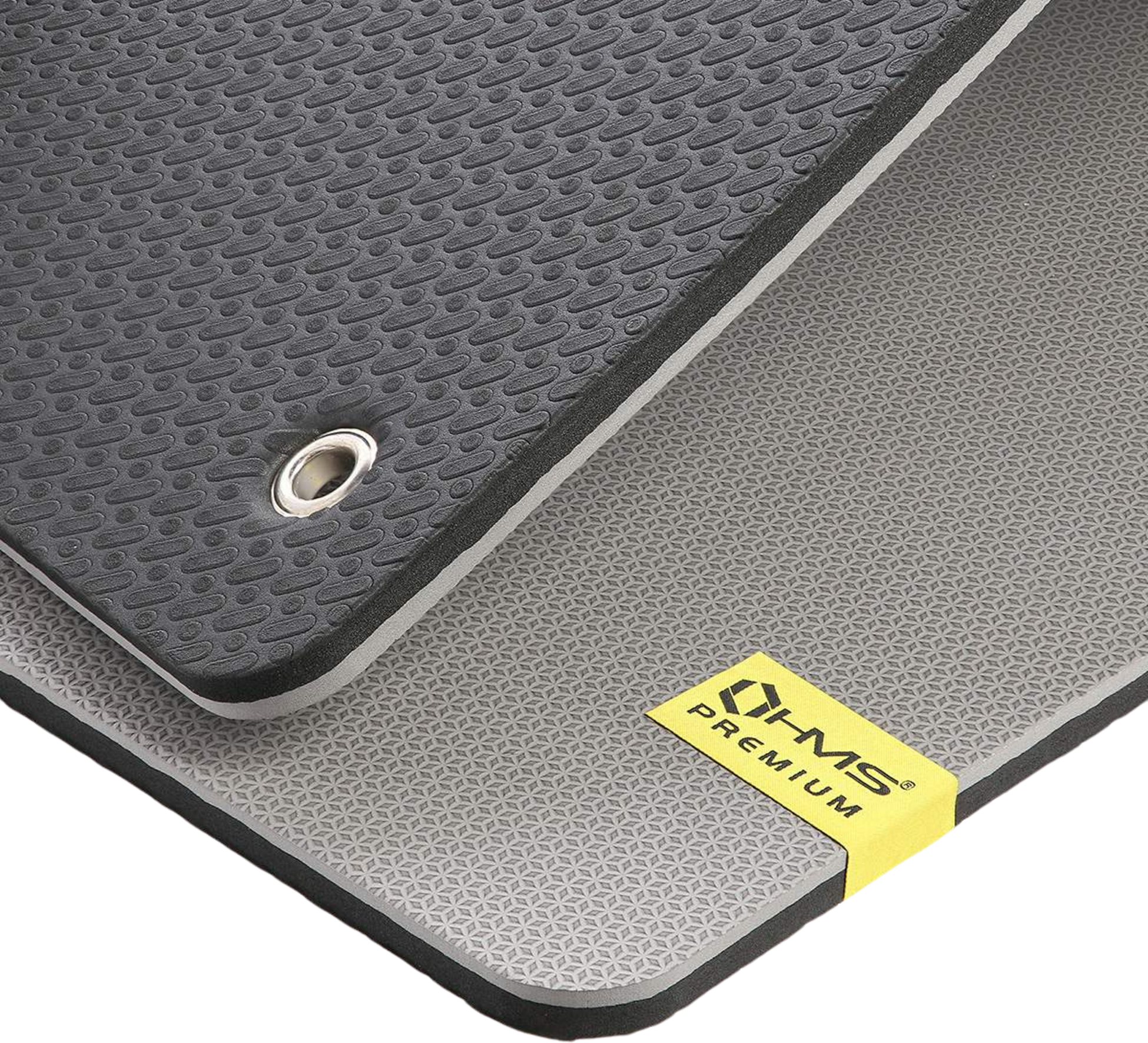 NORTHIX, Fitness Mat, Light Grey-black, 120x60cm, Eva 15mm