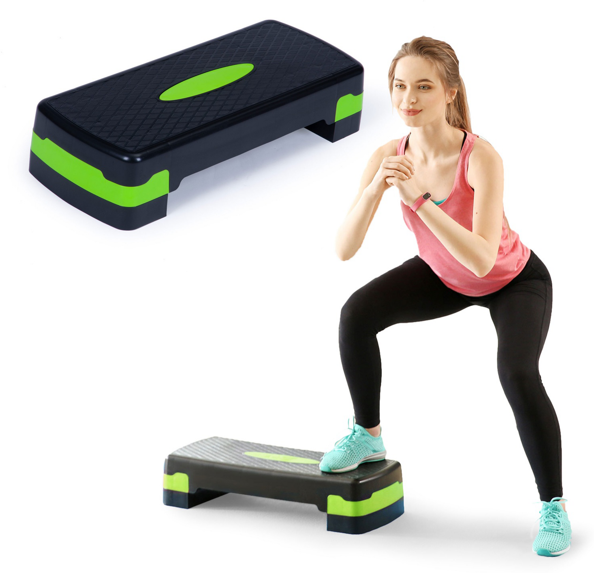 B2X, Fitness Step Aerobic Exercise 2 Steps Platform