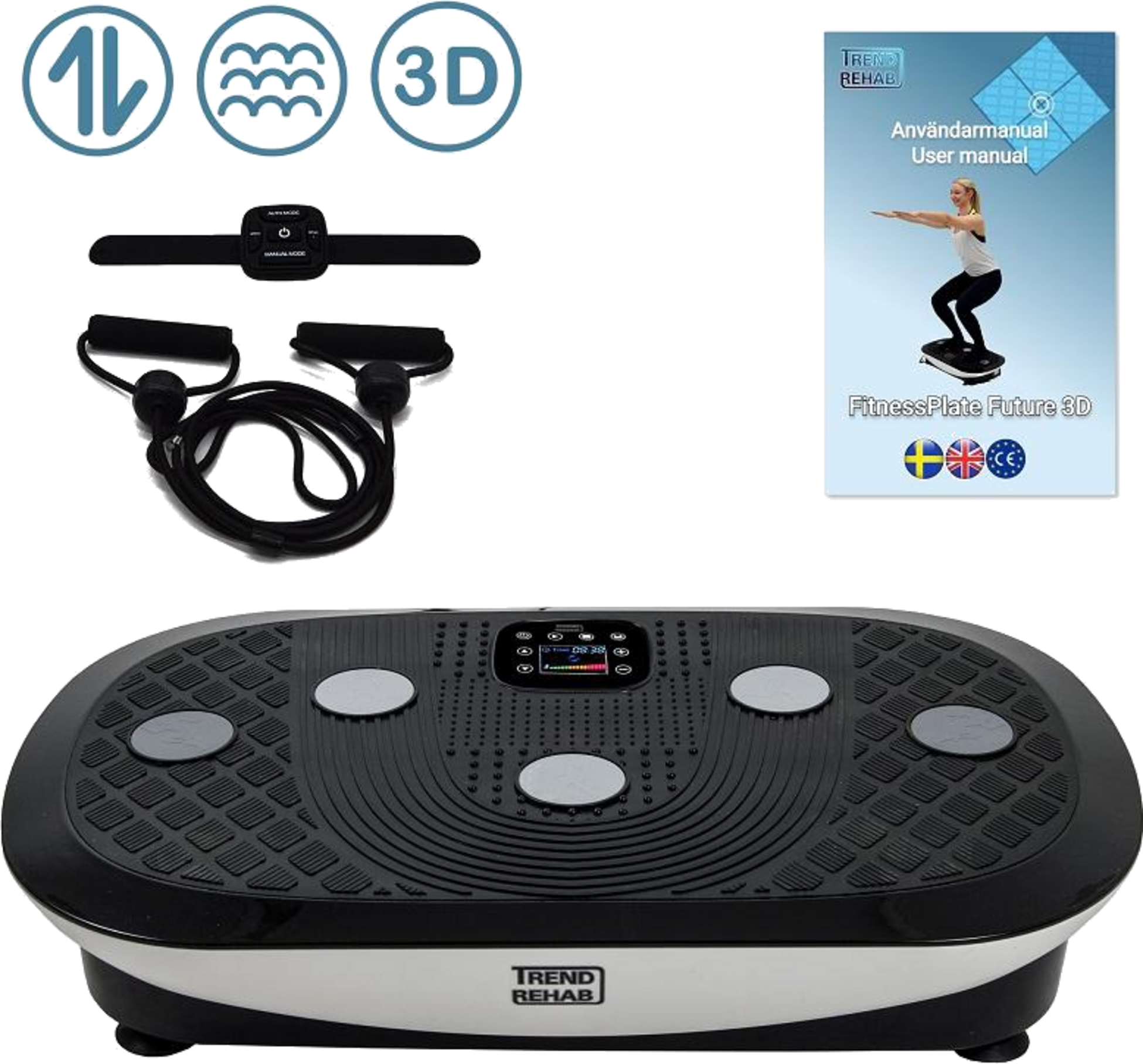 TRENDREHAB, Fitnessplate Future 3d &ndash; Vibration Plate