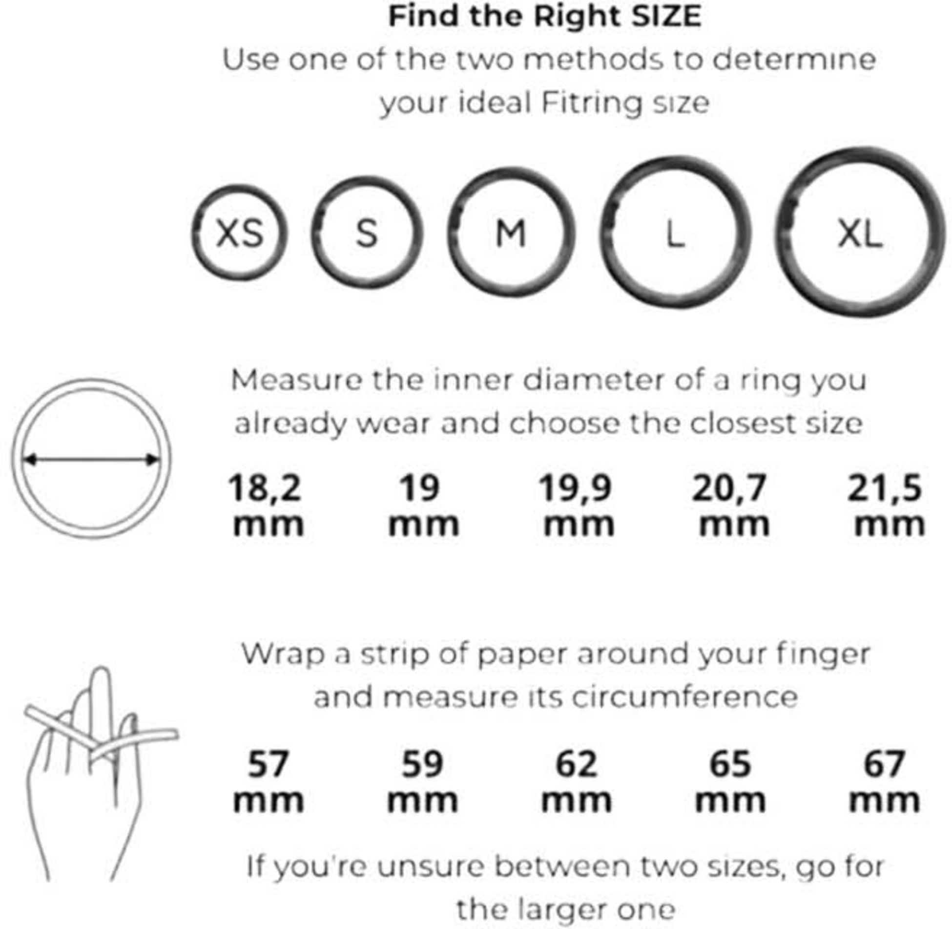 FITPADDY, Fitring Smart Ring Med Display