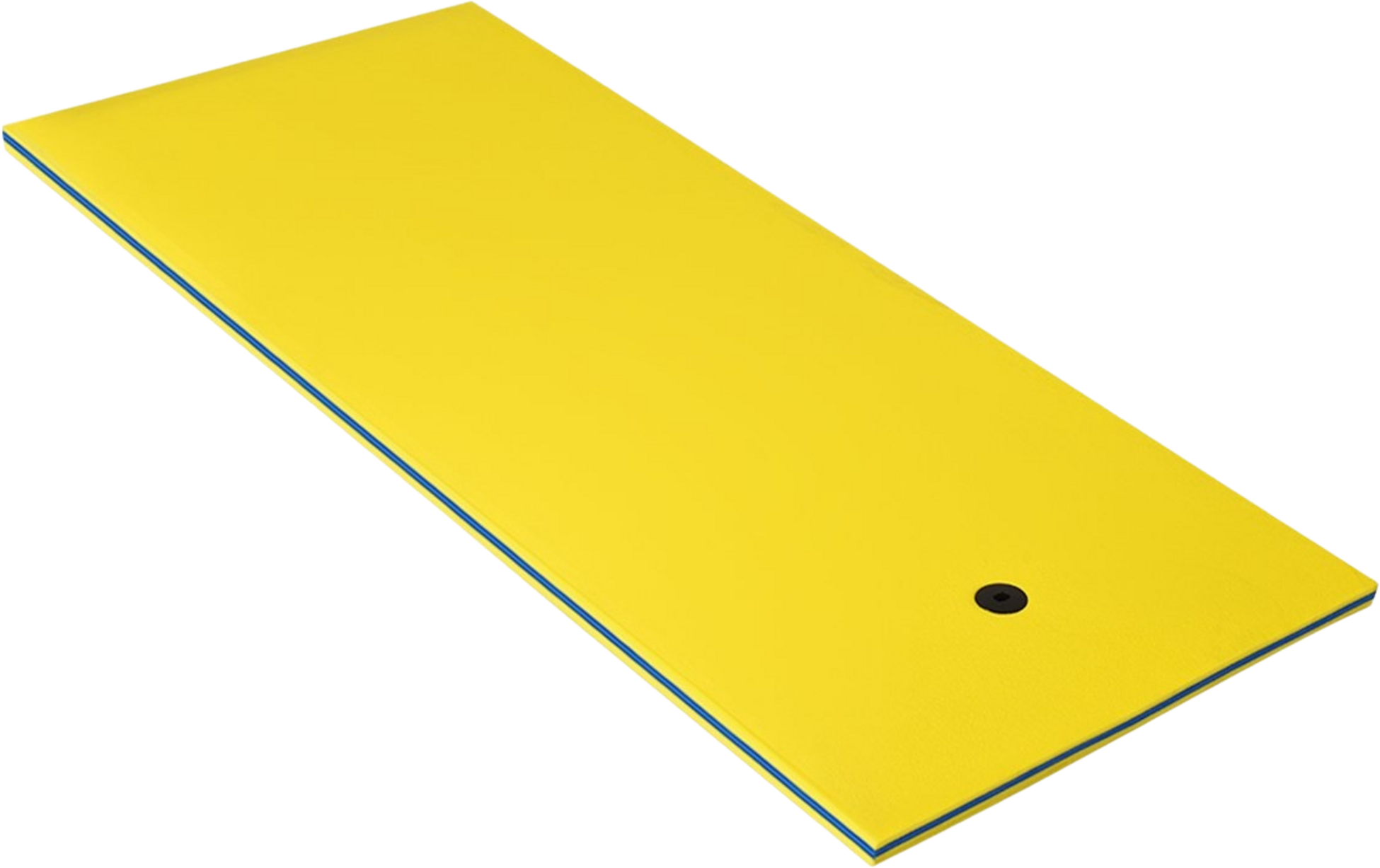 NORTHIX, Floating Foam Water Mat, Xpe Foam, 220x90x4 Cm, Yellow/blue