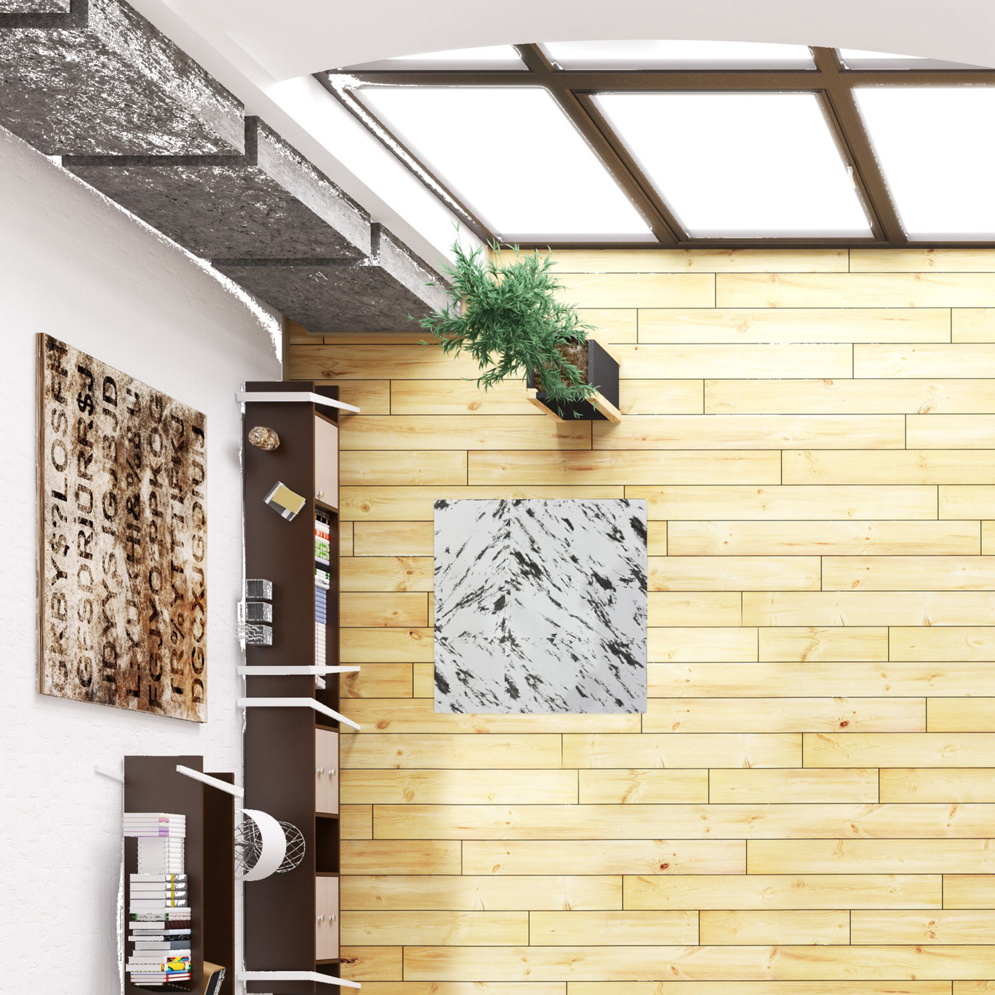 B2X, Floor Protection Mat Fitness Set Of 9