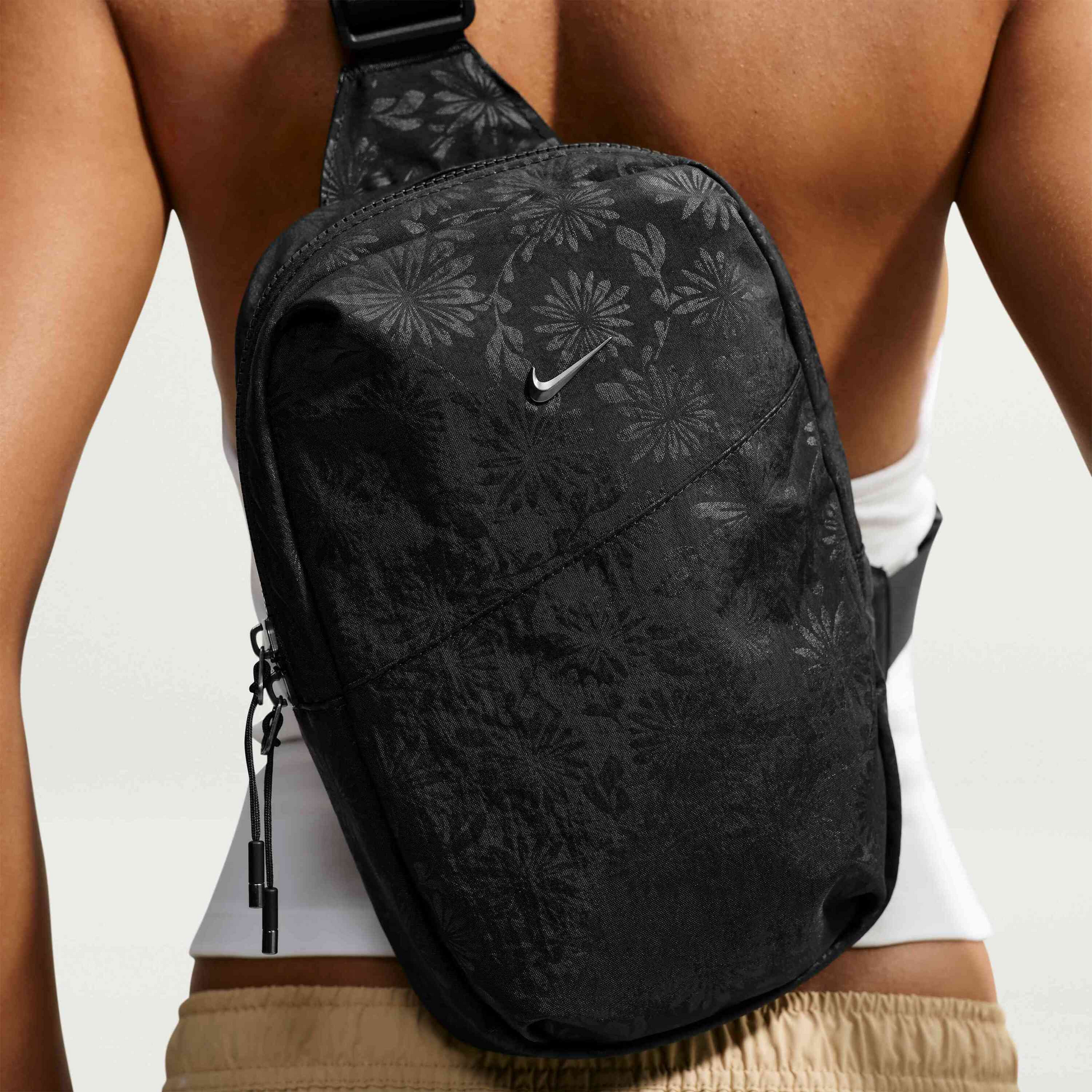 NIKE, Floral Cross-body Bag (5l) Aura