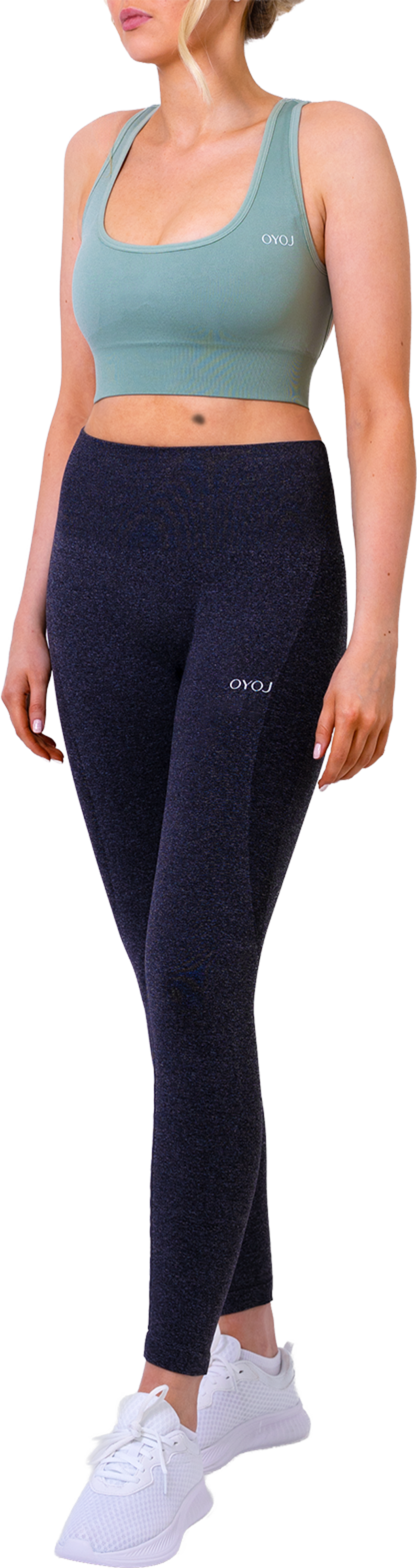 OYOJ, Flow Seamless Tights - Stone Grey