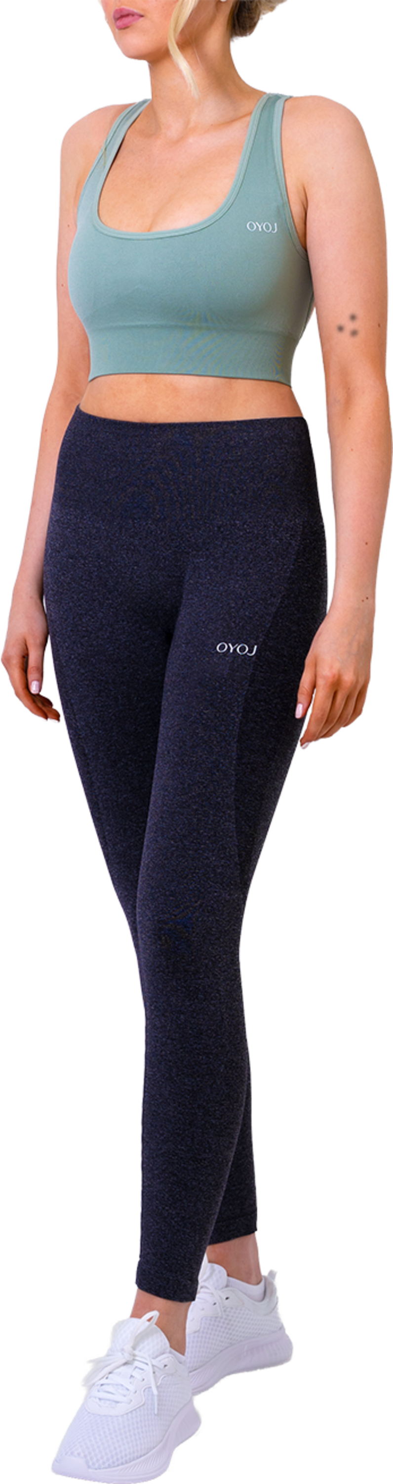OYOJ, Flow Seamless Tights - Stone Grey