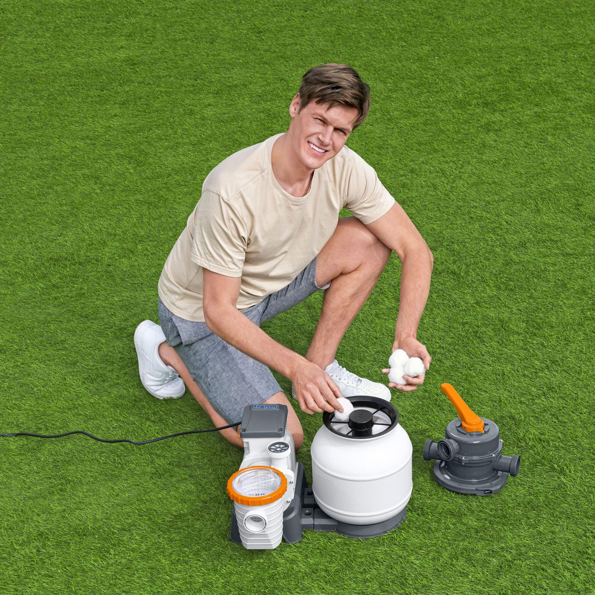 BESTWAY, Flowclear Polysphere Filterbollar