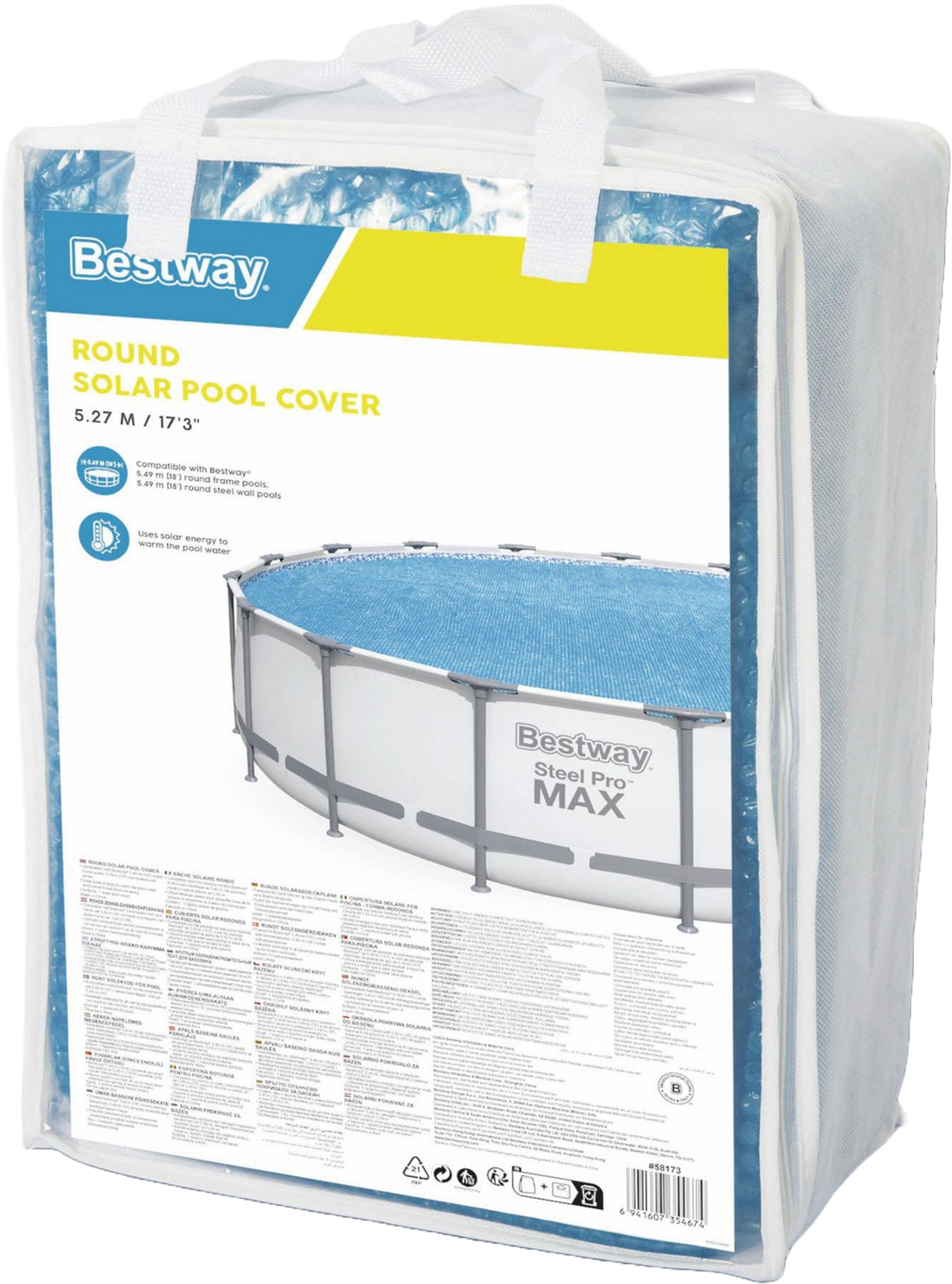 BESTWAY, Flowclear Solar Pool Cover 5,27m