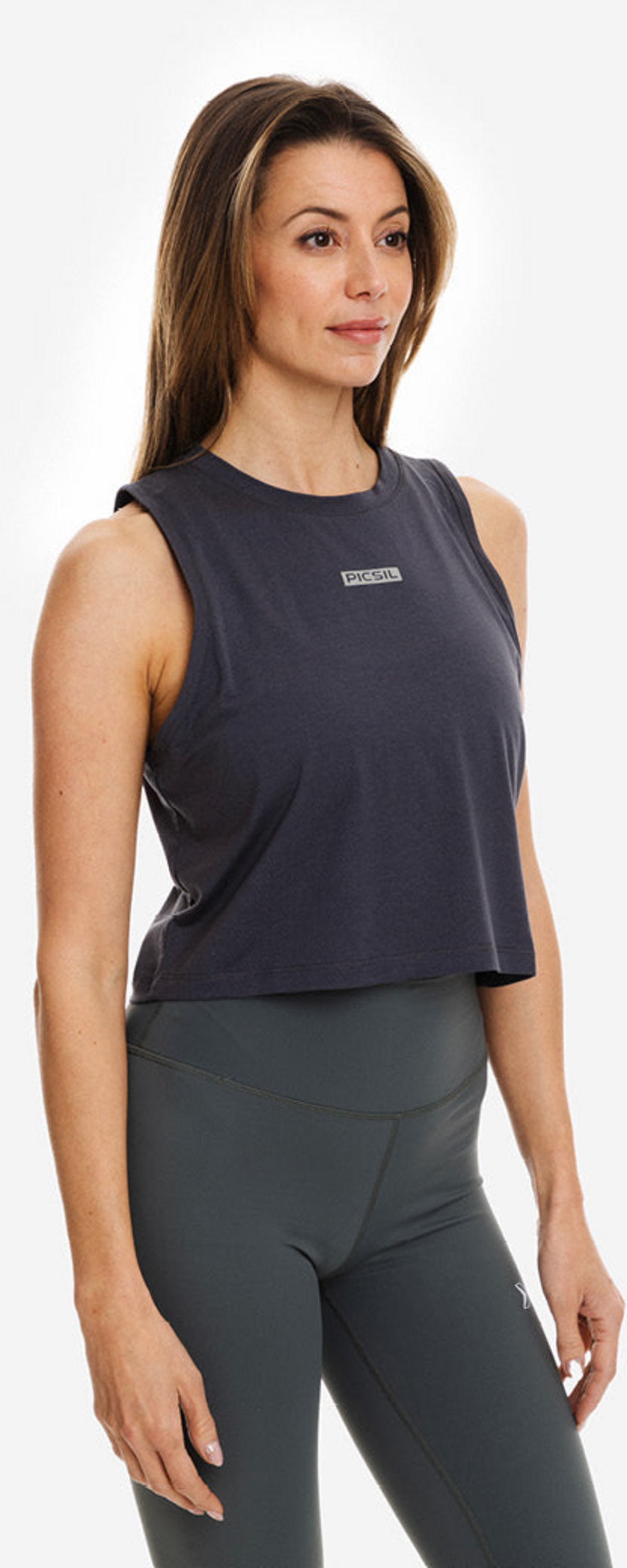 PICSIL SPORT, Fluid Crop Top För Damer Från Picsil Picsil Sport