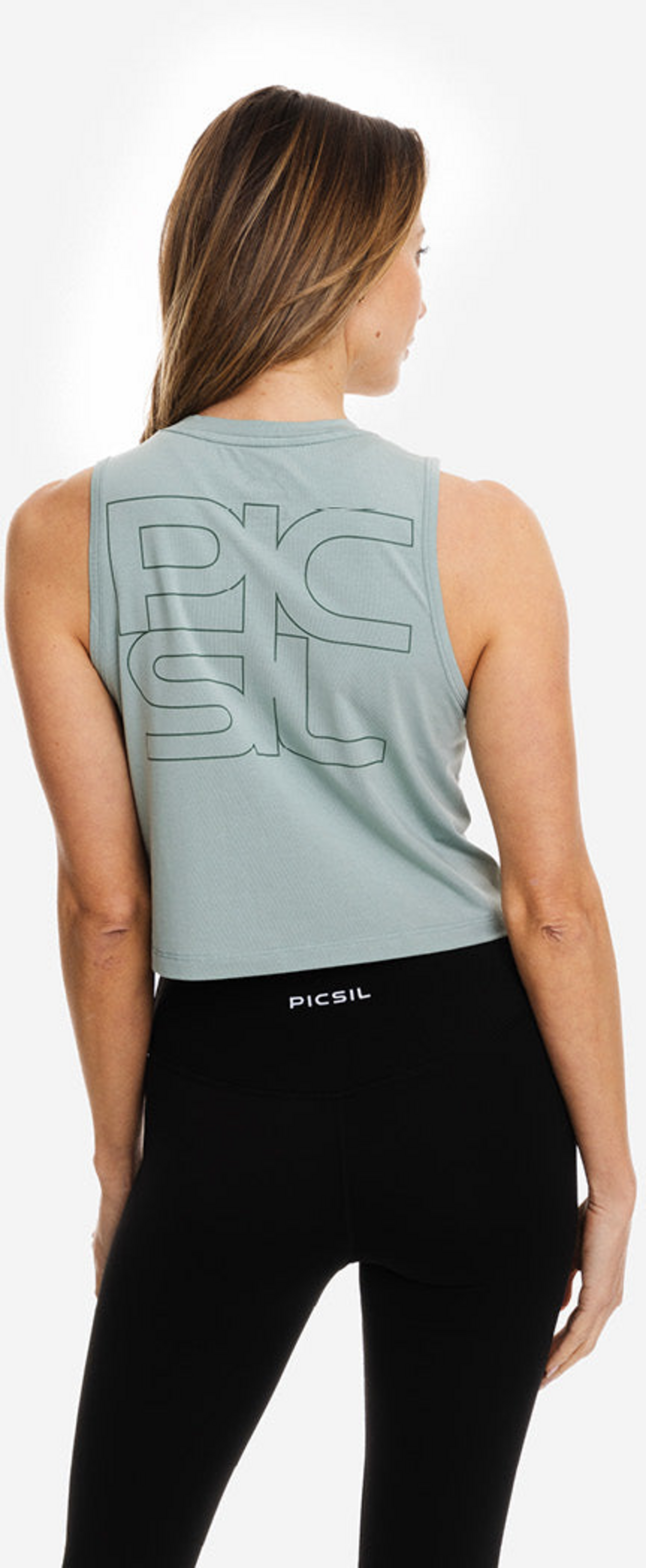 PICSIL SPORT, Fluid Crop Top För Damer Från Picsil Picsil Sport