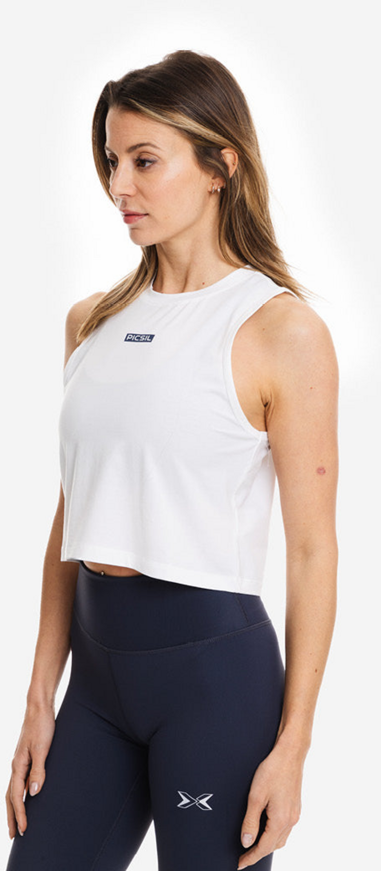 PICSIL SPORT, Fluid Crop Top F&ouml;r Damer Fr&aring;n Picsil Picsil Sport