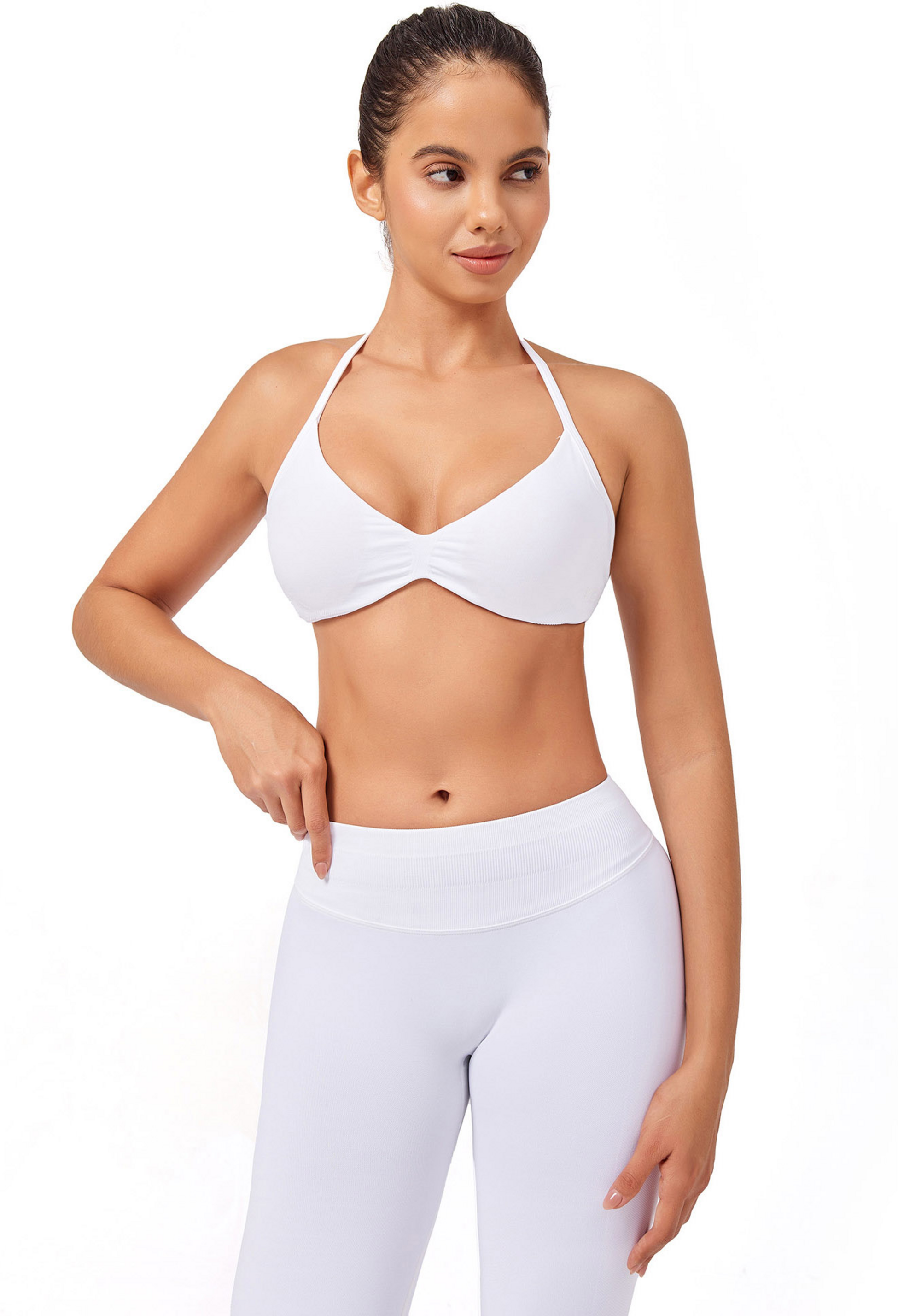 YEAZ, Fly Top Feminin Sport-bh-topp Med Halterneck