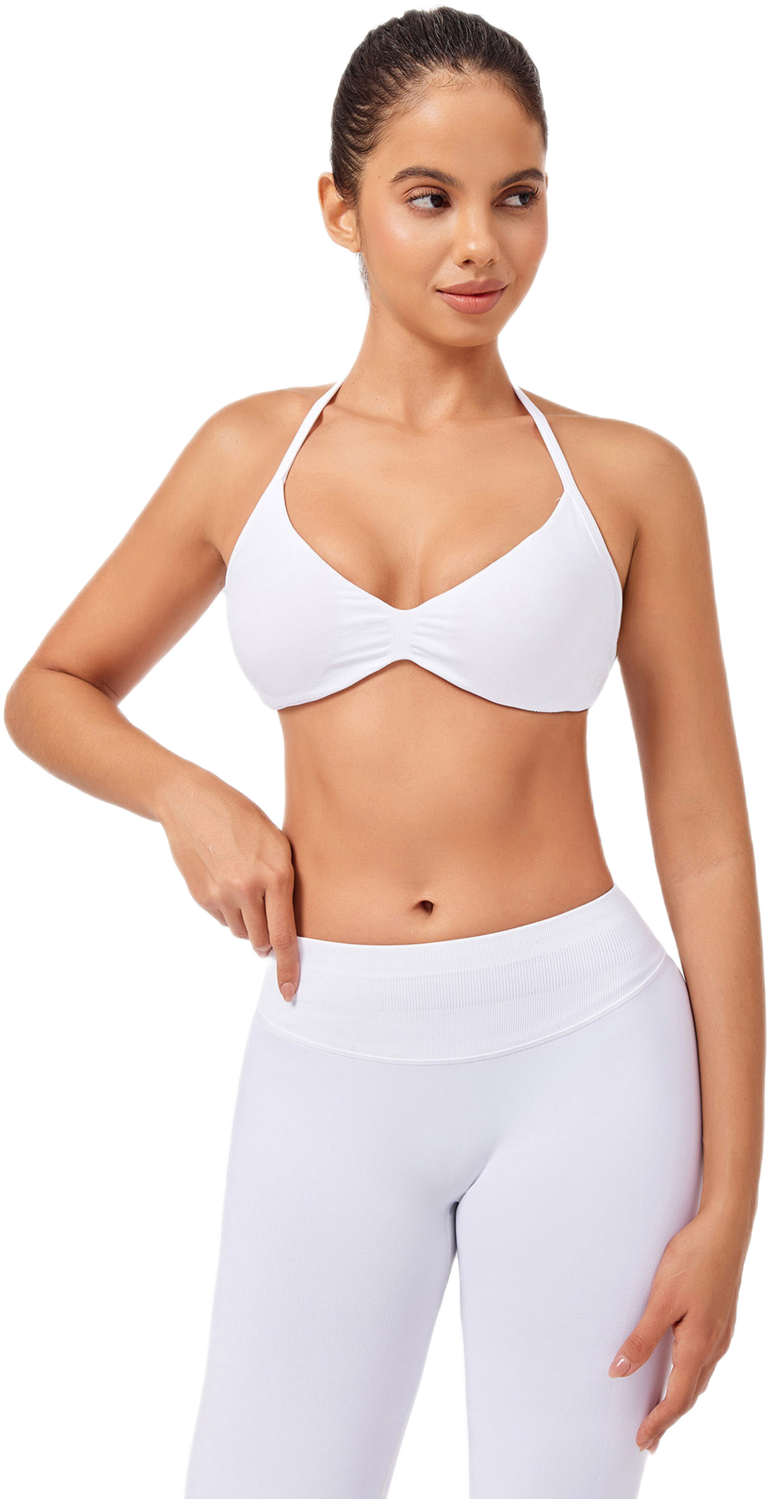 YEAZ, Fly Top Feminin Sport-bh-topp Med Halterneck