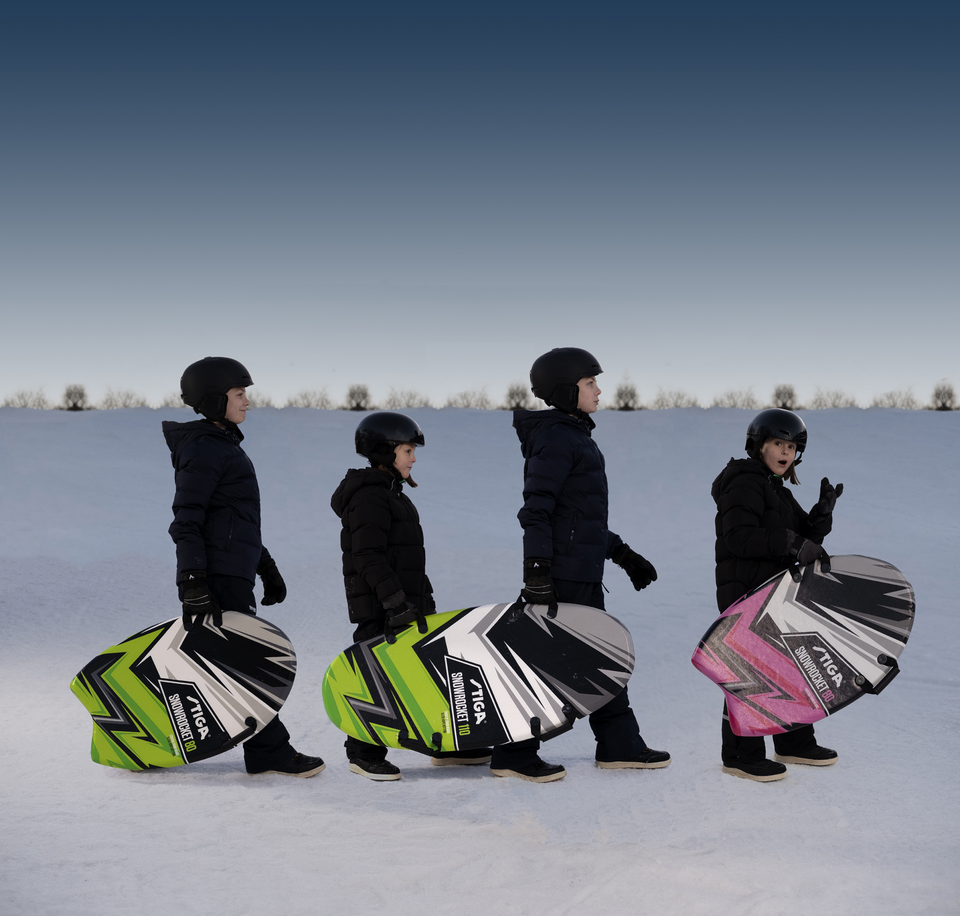 STIGA, Foamboard Snowrocket Speed 110 Green