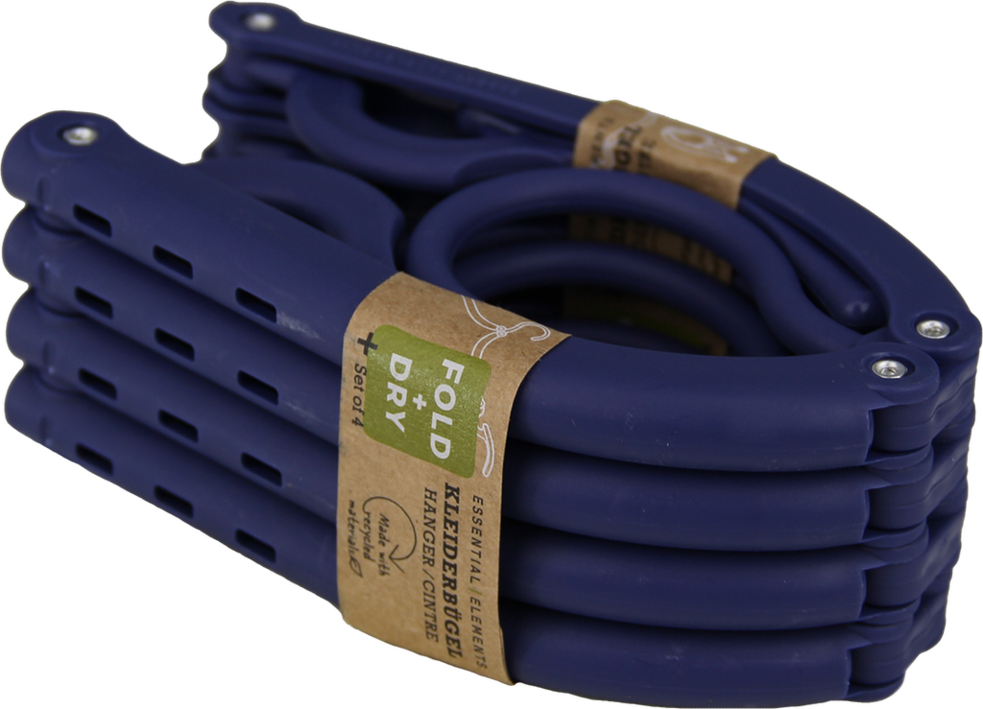 ESSENTIAL ELEMENTS, Fold+dry Foldable Clothing Hanger 3-pack