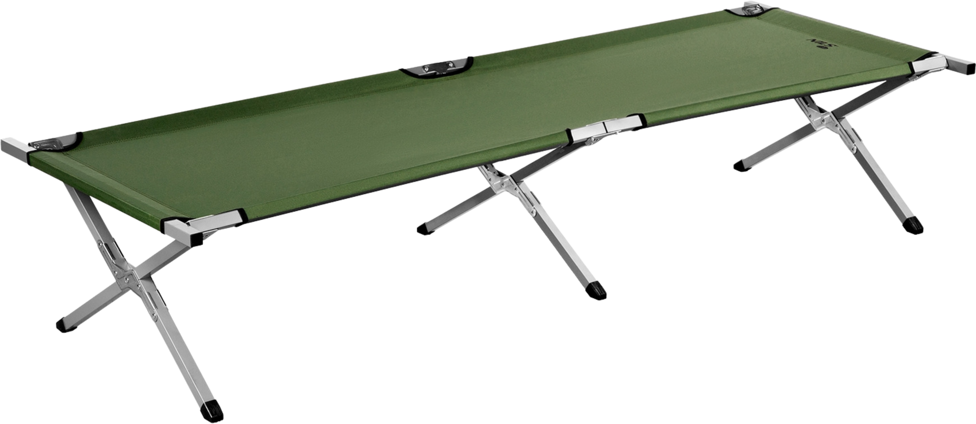 NORTHIX, Foldable Camp Bed, Green, 200 Cm